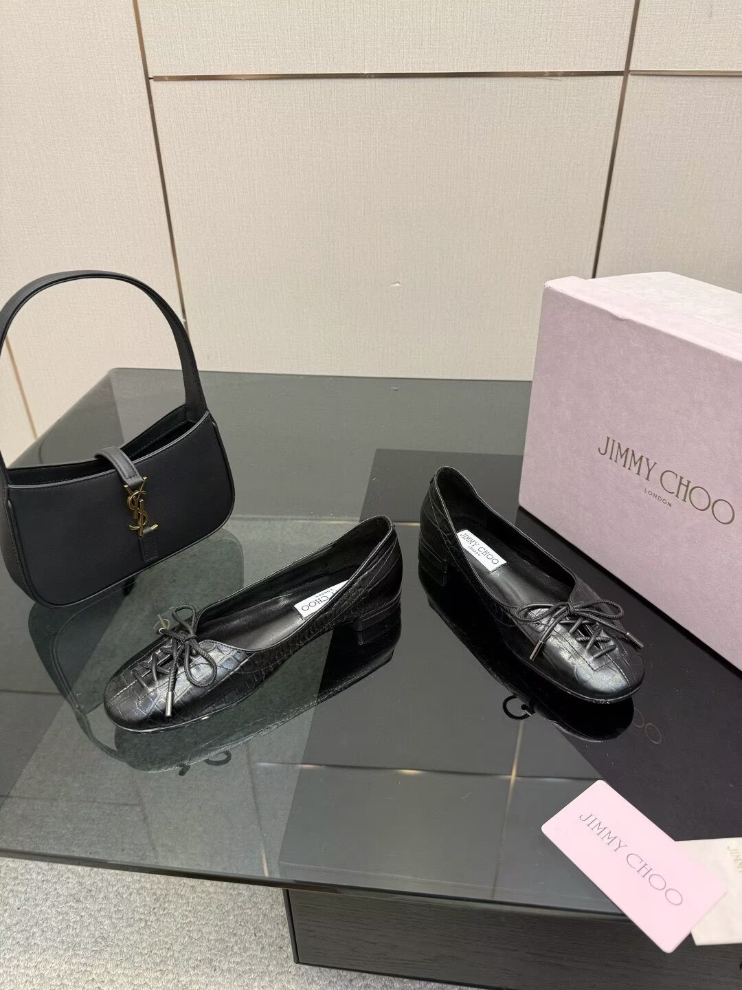UA Jimmy Choo Scarlett Ballerina Flats