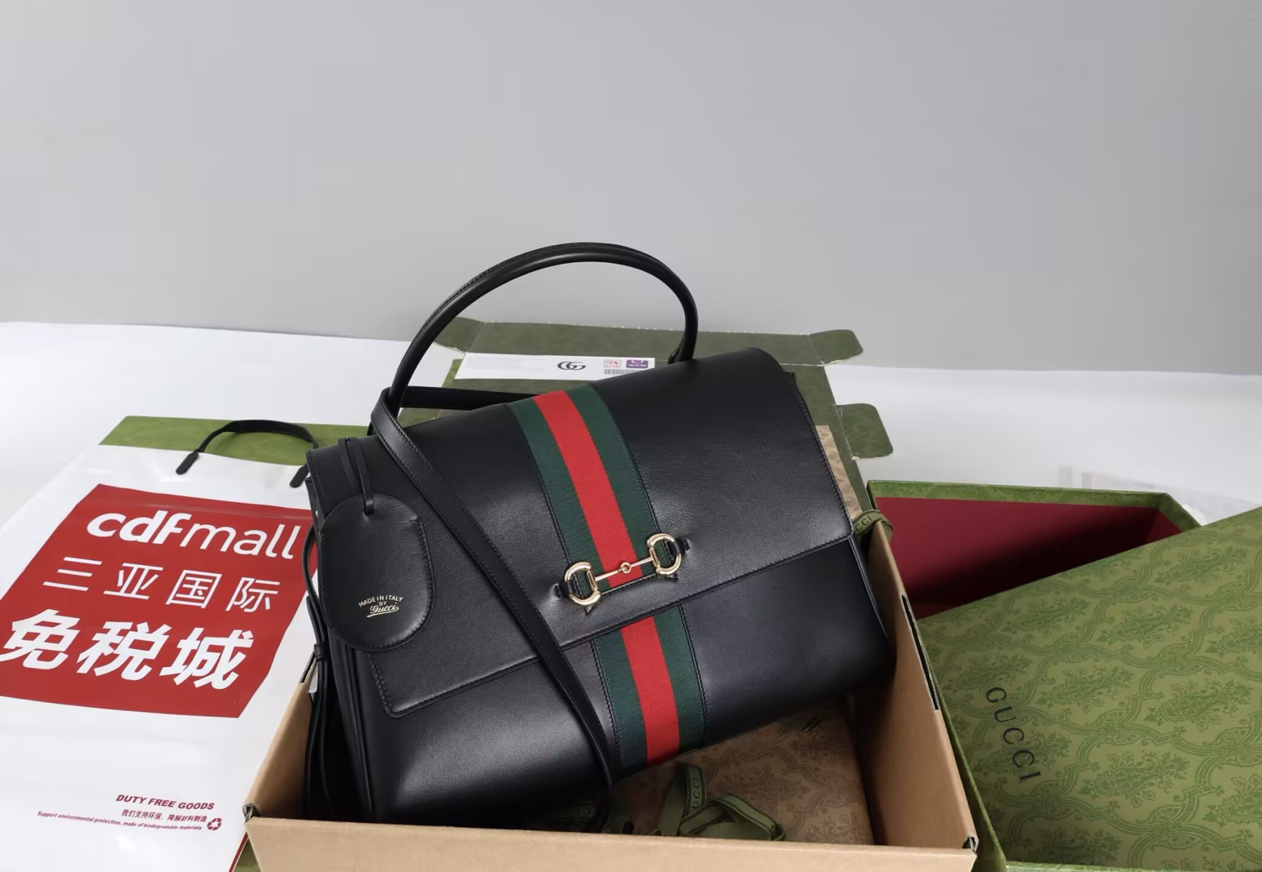 Gucci Horsebit Bag 37x29x13cm