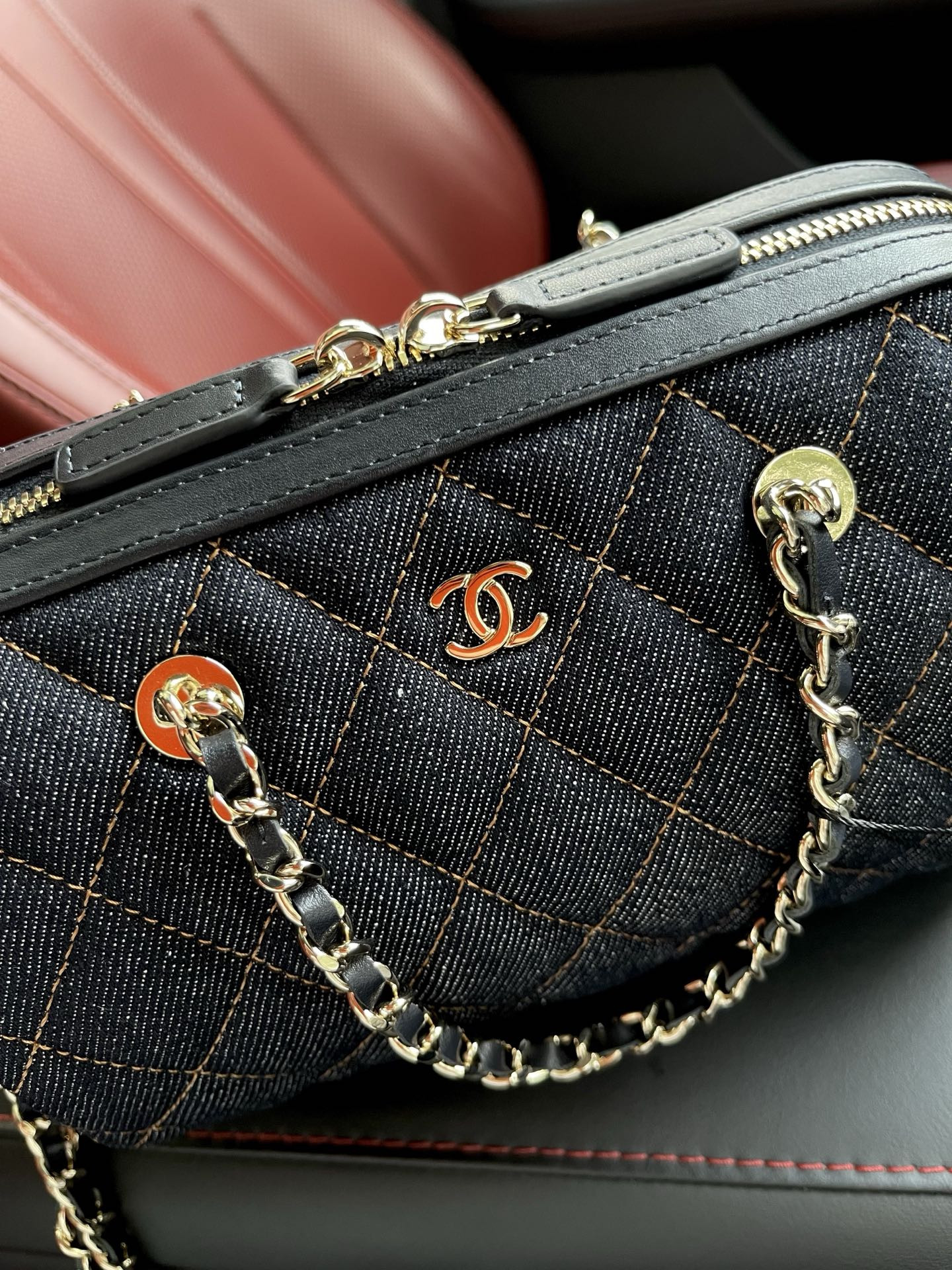 Ch**el bowling bag as4474 11.5x18.5x11cm