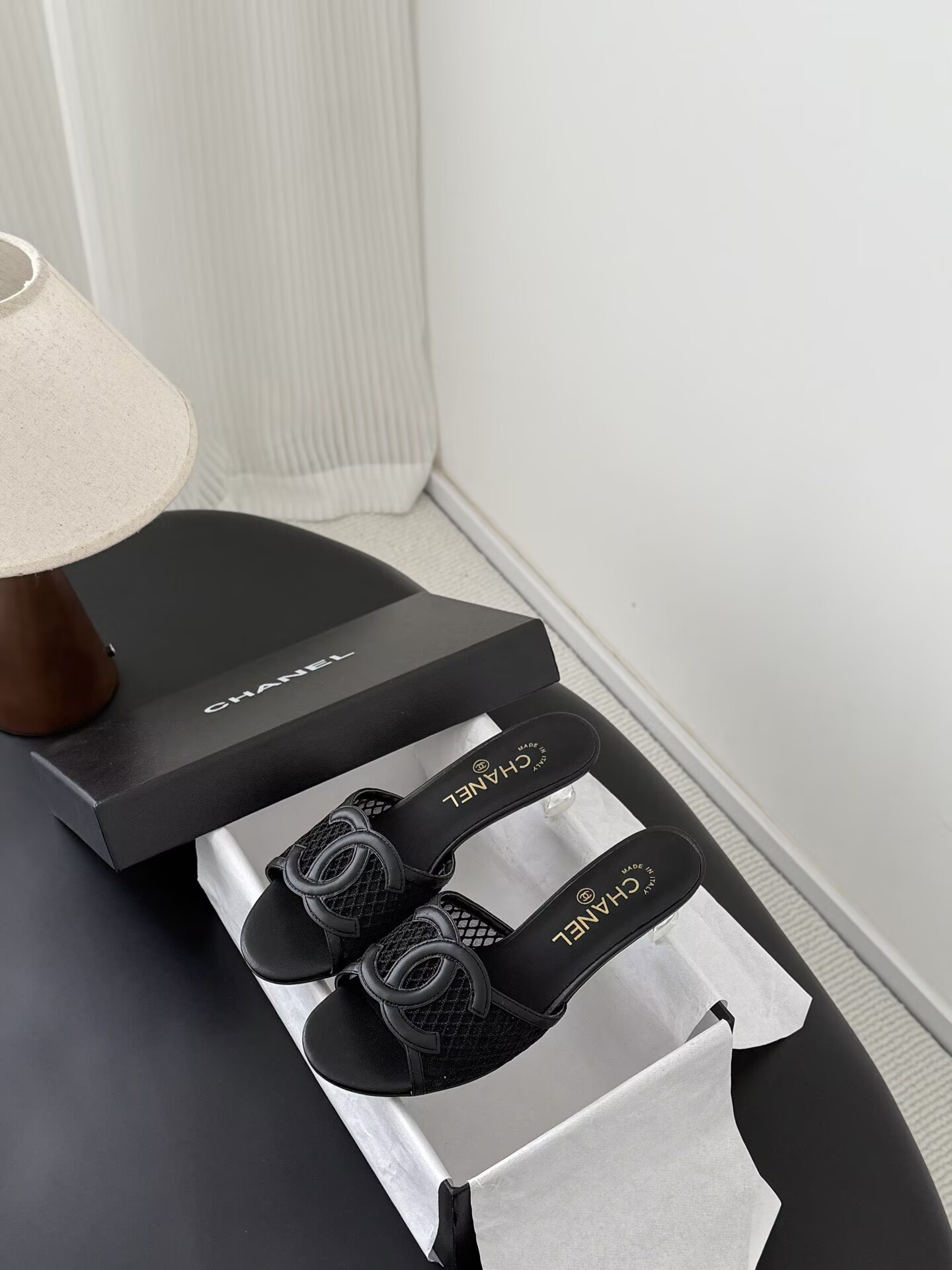 ua Ch**el sandals 4.5cm heel