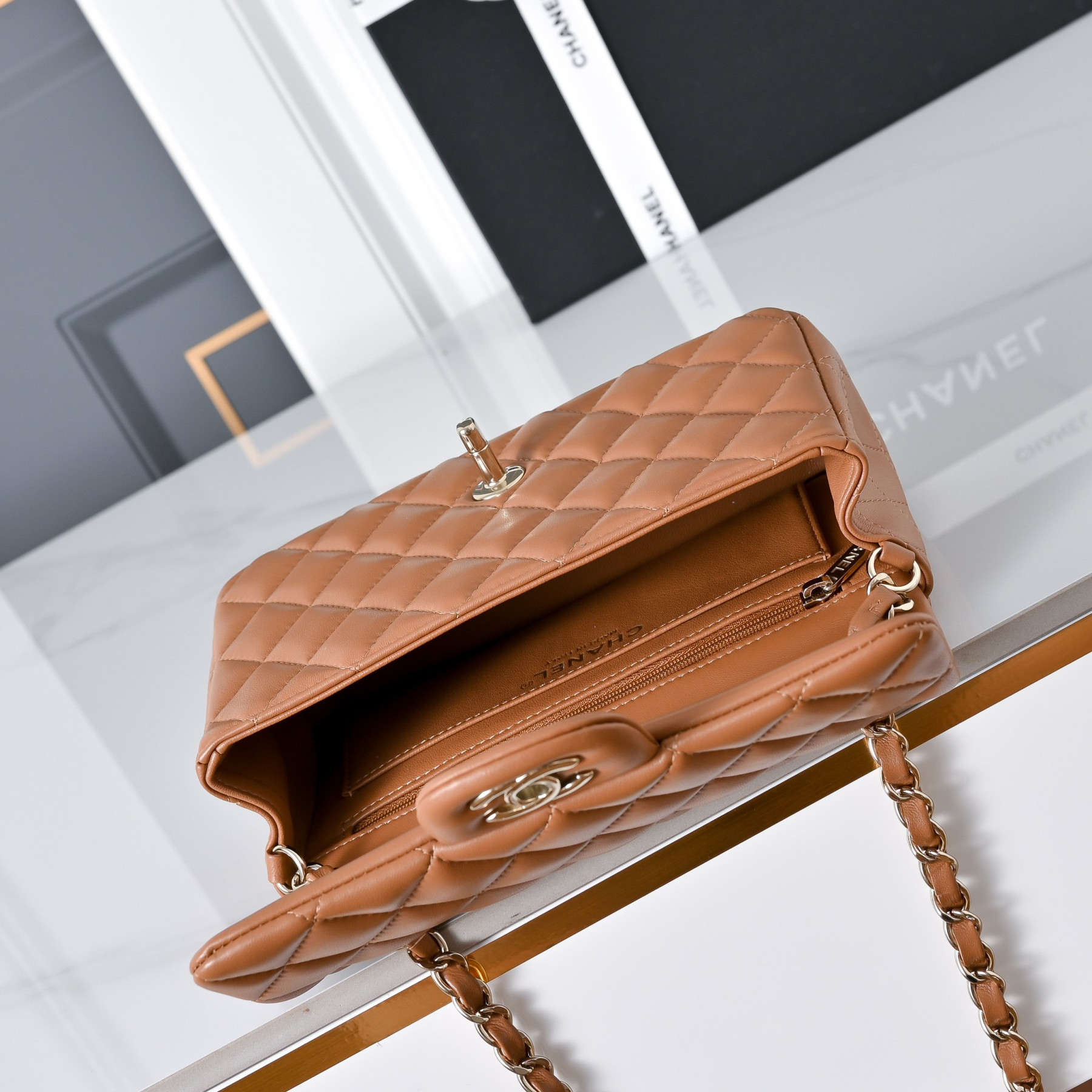 Ch**el mini flap bag 20x12x6.5cm