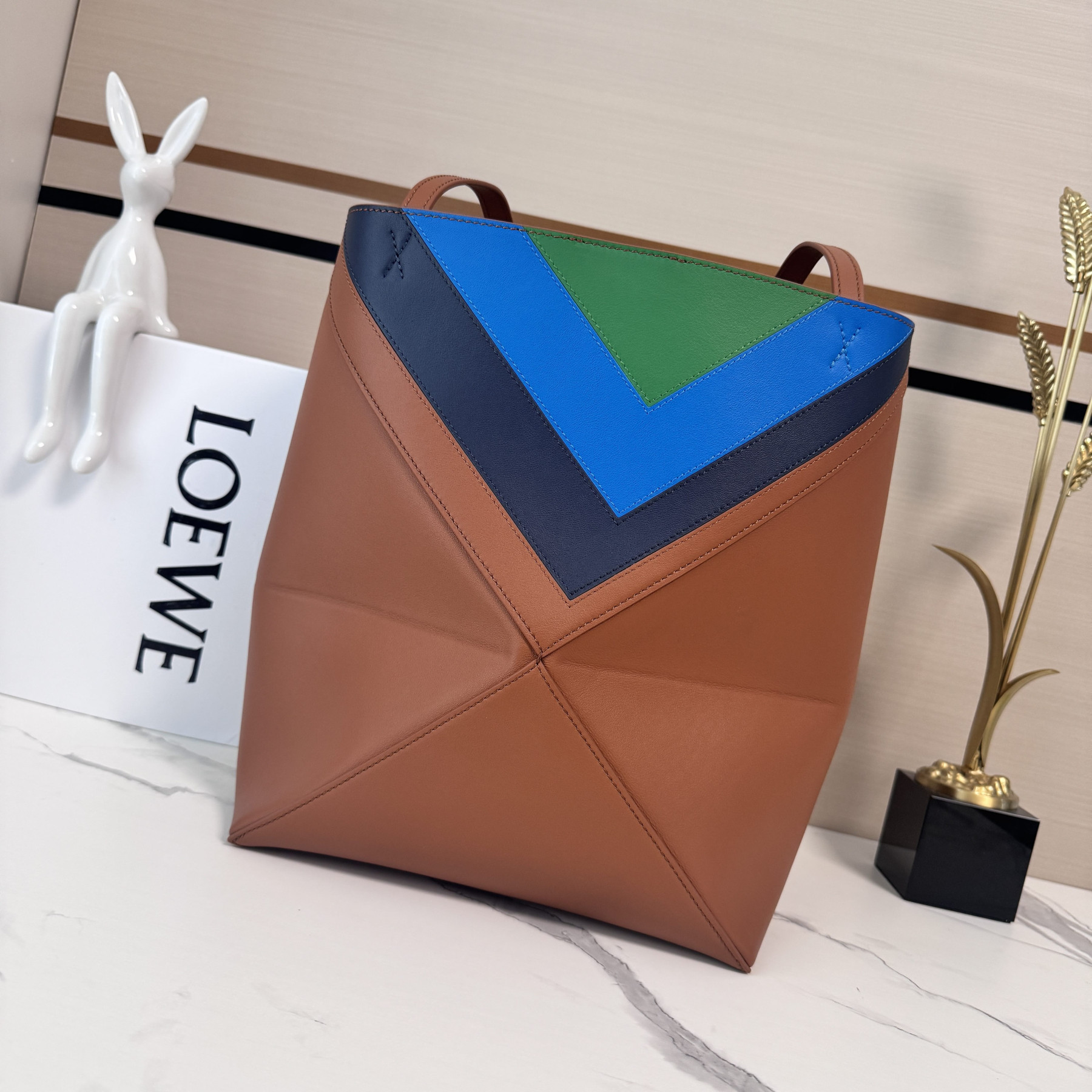 Loewe x Albers Medium Puzzle Fold tote 25.5x14.5x31.5cm