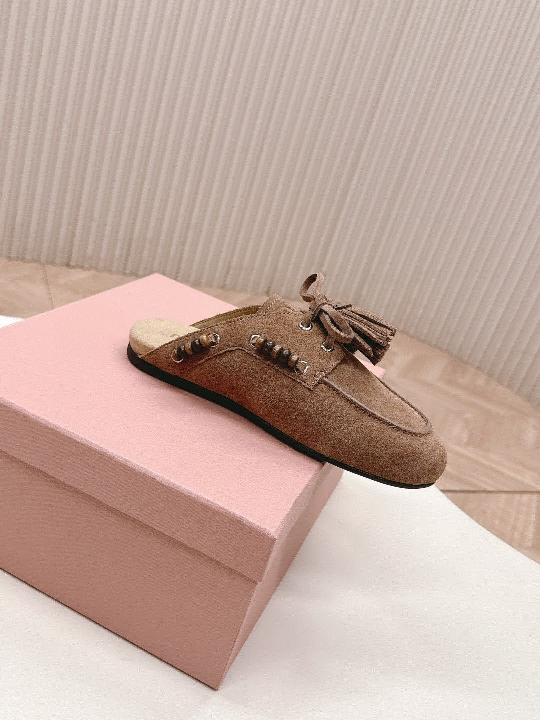 UA Miu Miu Tassel Mules