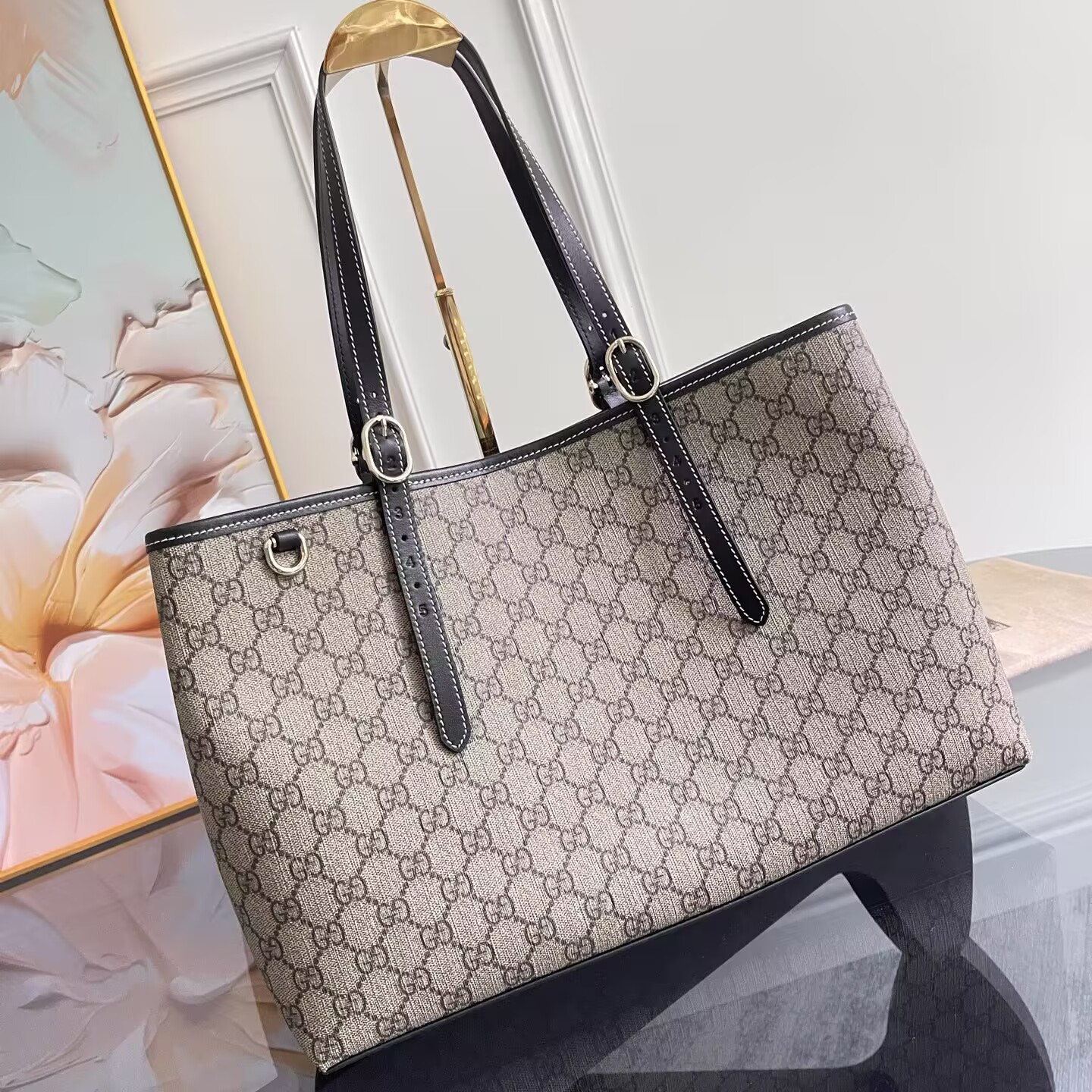 Gucci GG Emblem Large Tote Bag 38x25x15cm