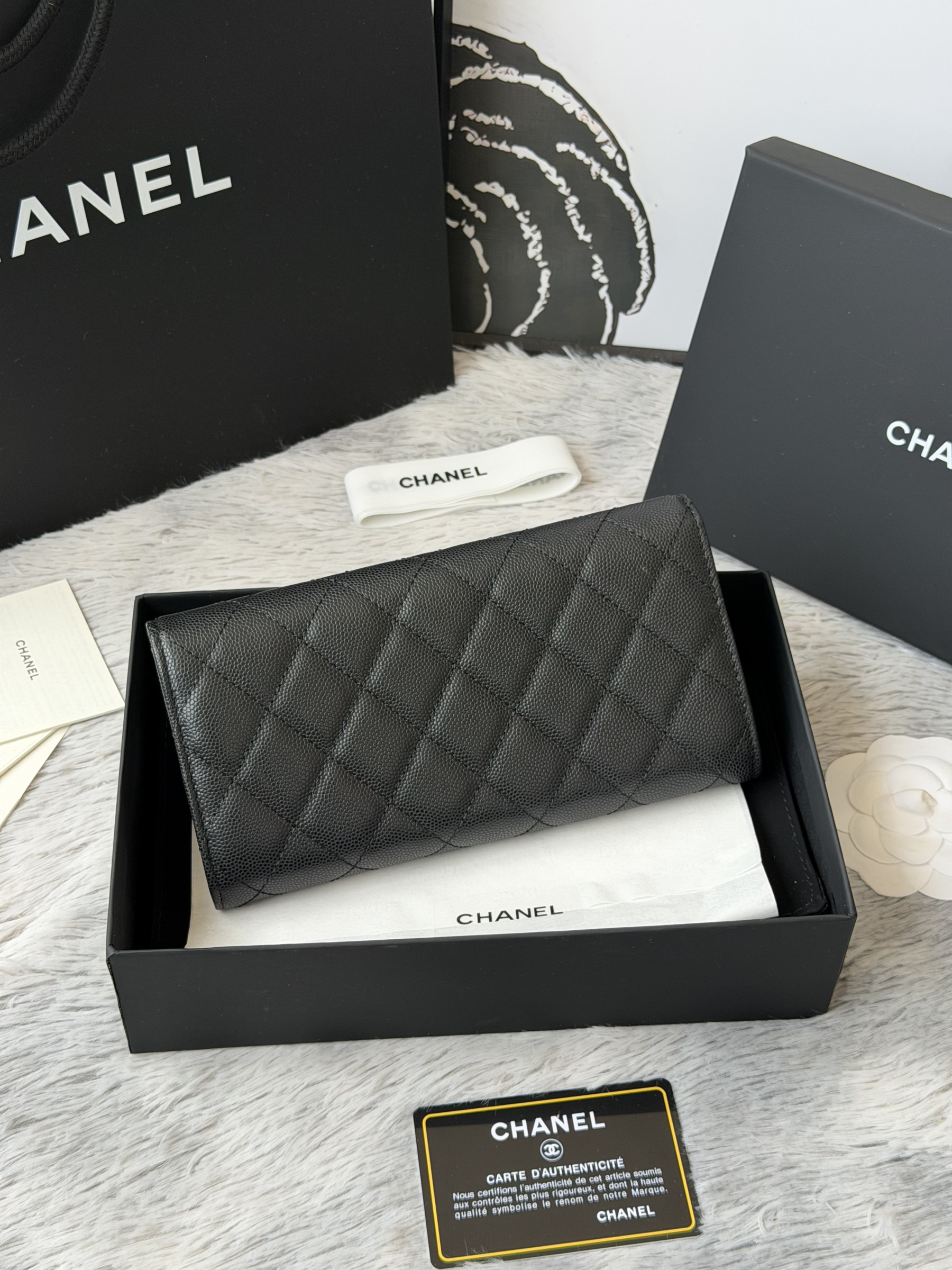 Ch**el wallet 80758 10x19x3cm