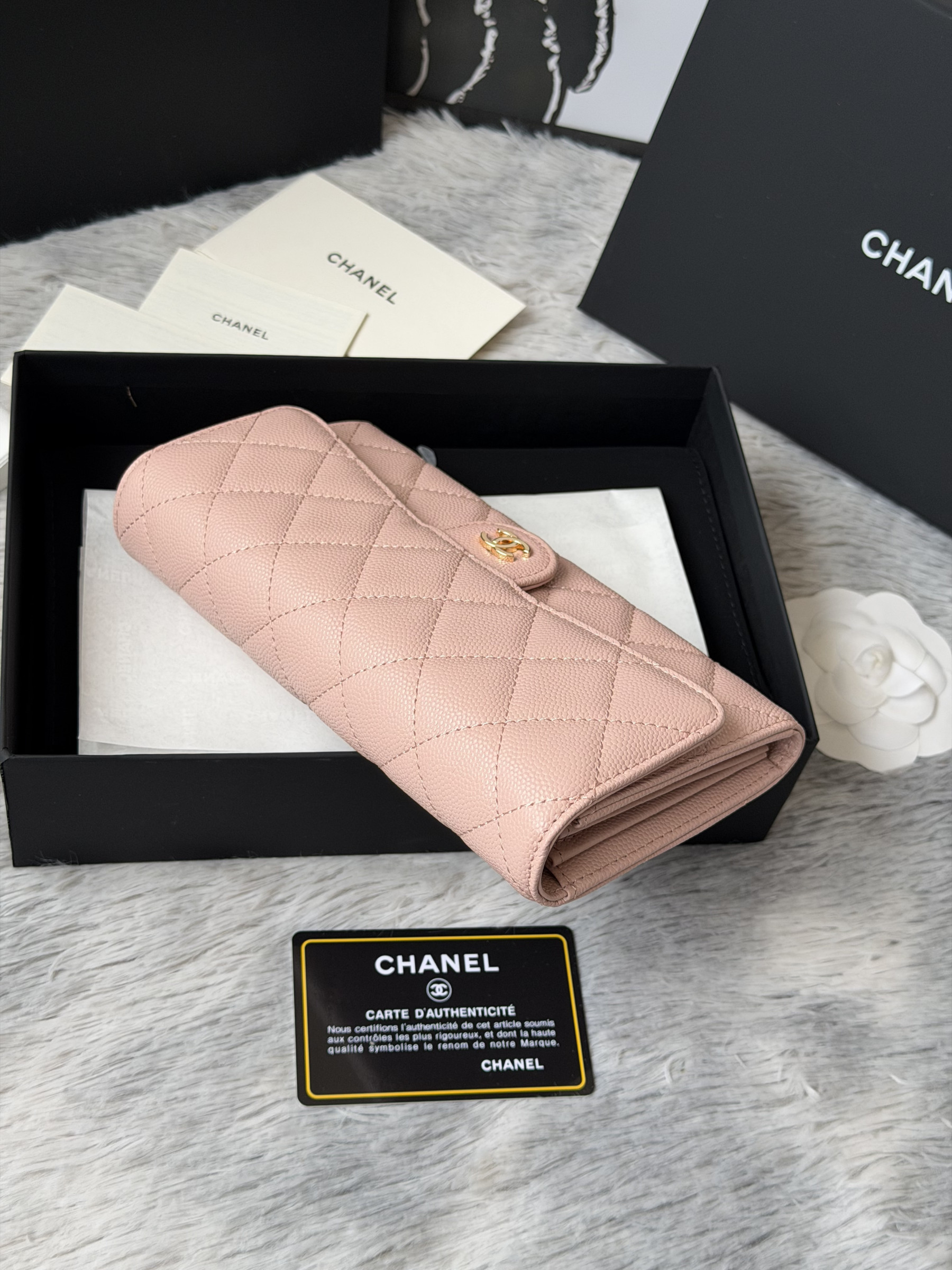 Ch**el wallet 80758 10x19x3cm