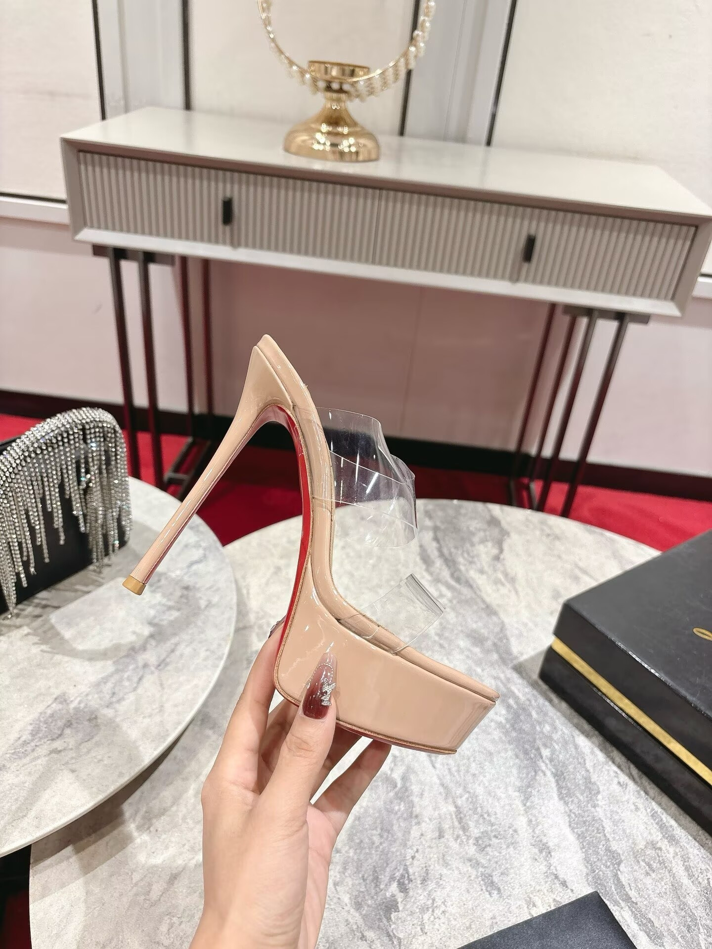 UA Christian Louboutin Just Nothing Alta 12.5cm Heel