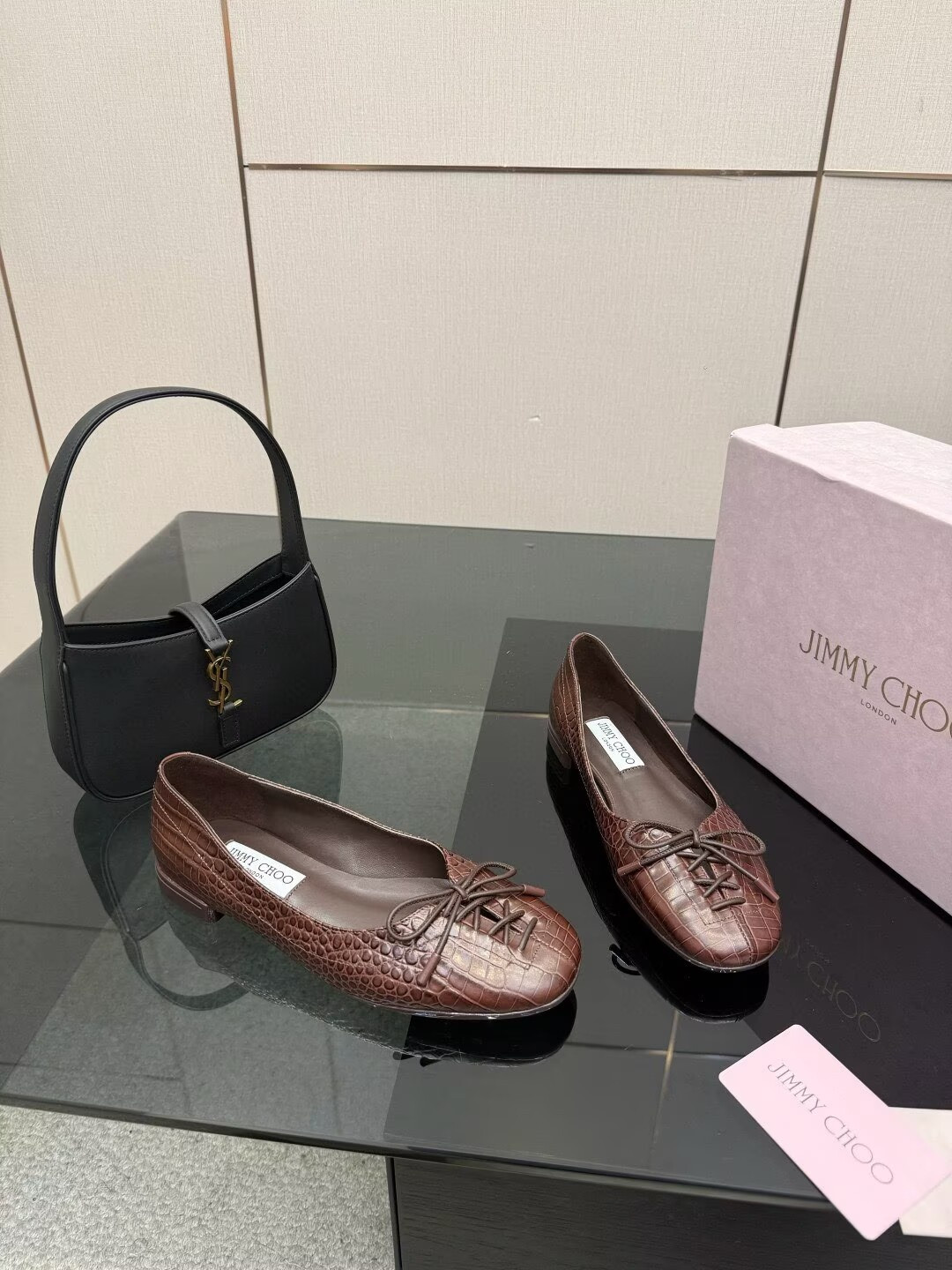 UA Jimmy Choo Scarlett Ballerina Flats