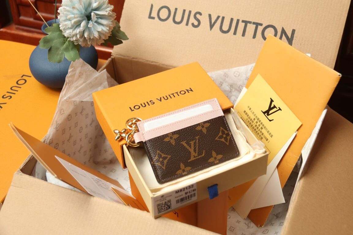 LV Charms Card Holder M82739 10x7x0.3cm