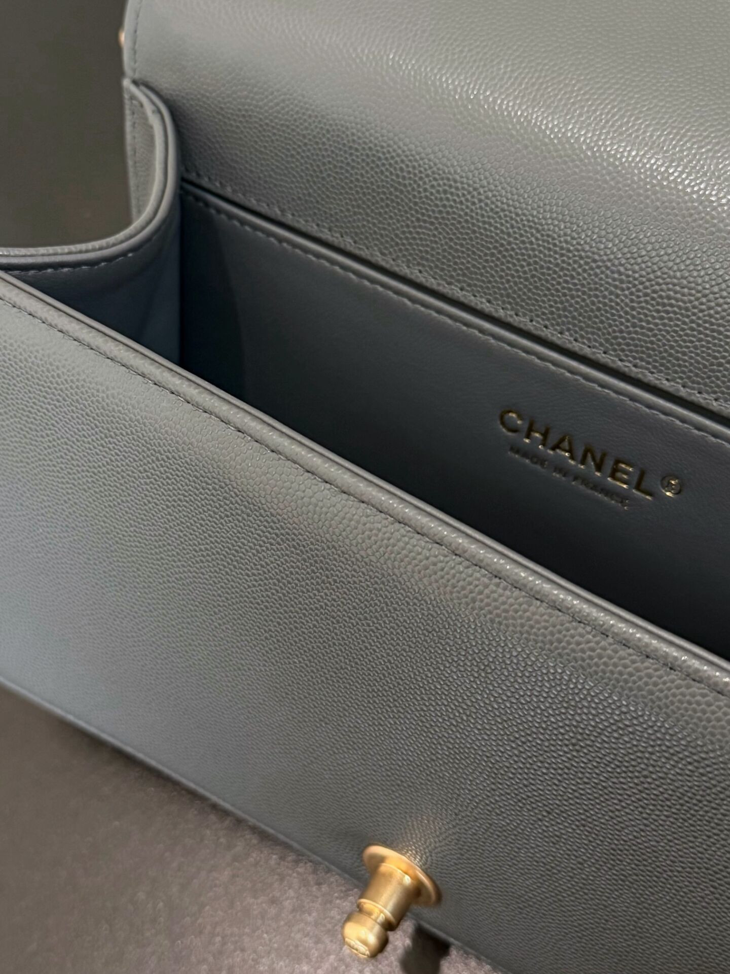 Ch**el Boy Handbag 15x25x9cm