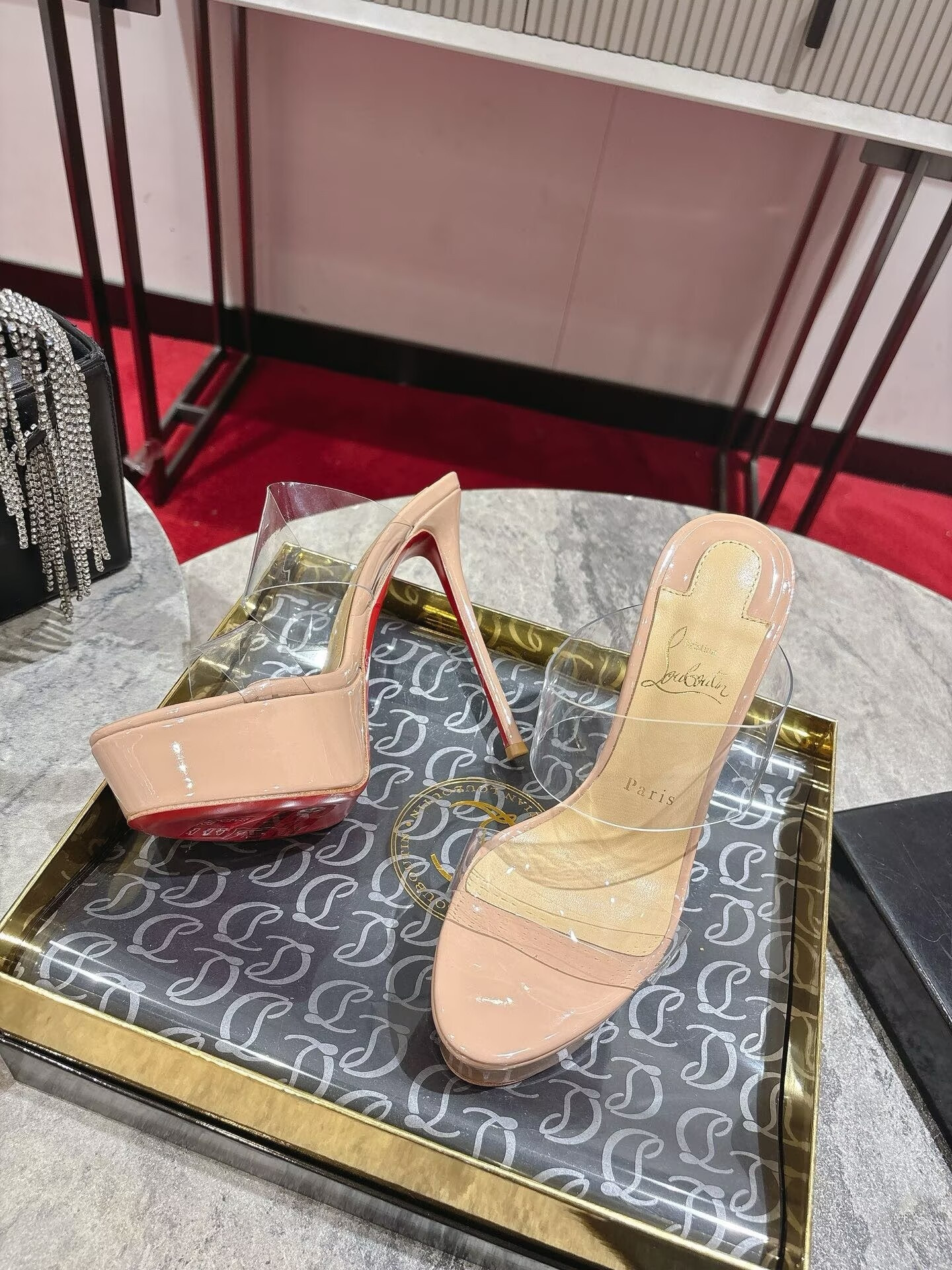 UA Christian Louboutin Just Nothing Alta 12.5cm Heel