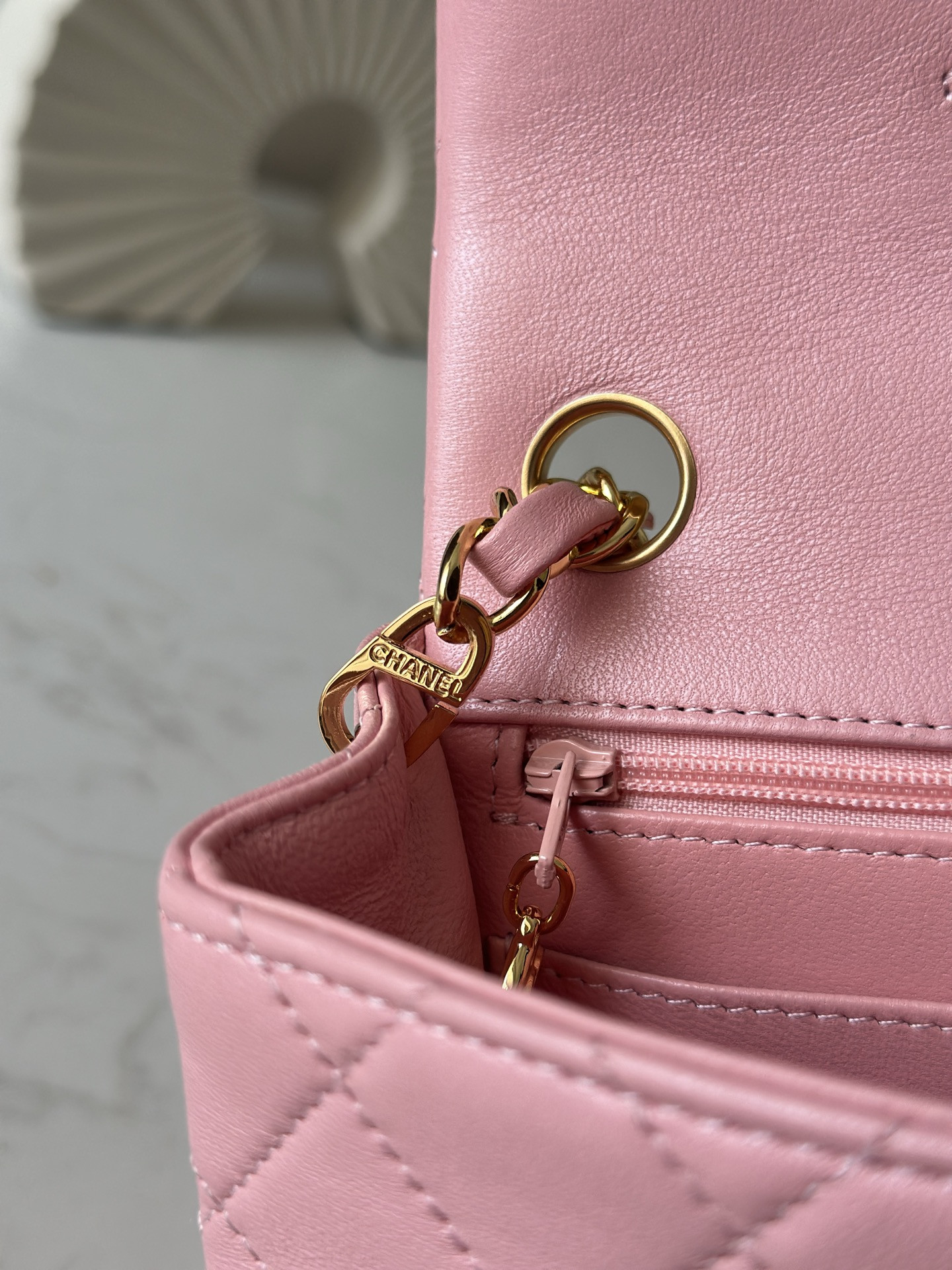 Ch**el Mini Square Flap Bag 17.5cm