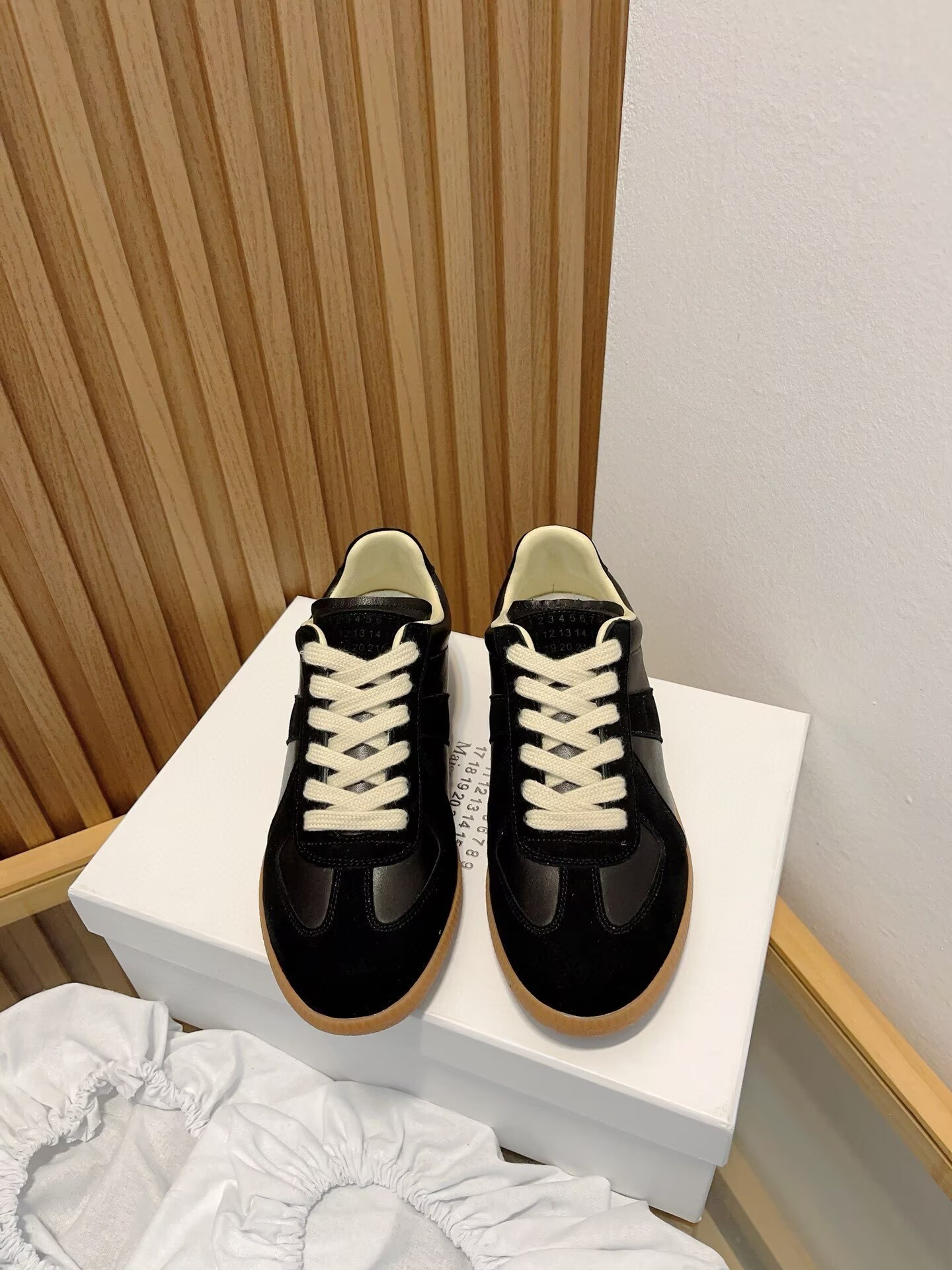 UA Maison Margiela MM6 Black Sneakers