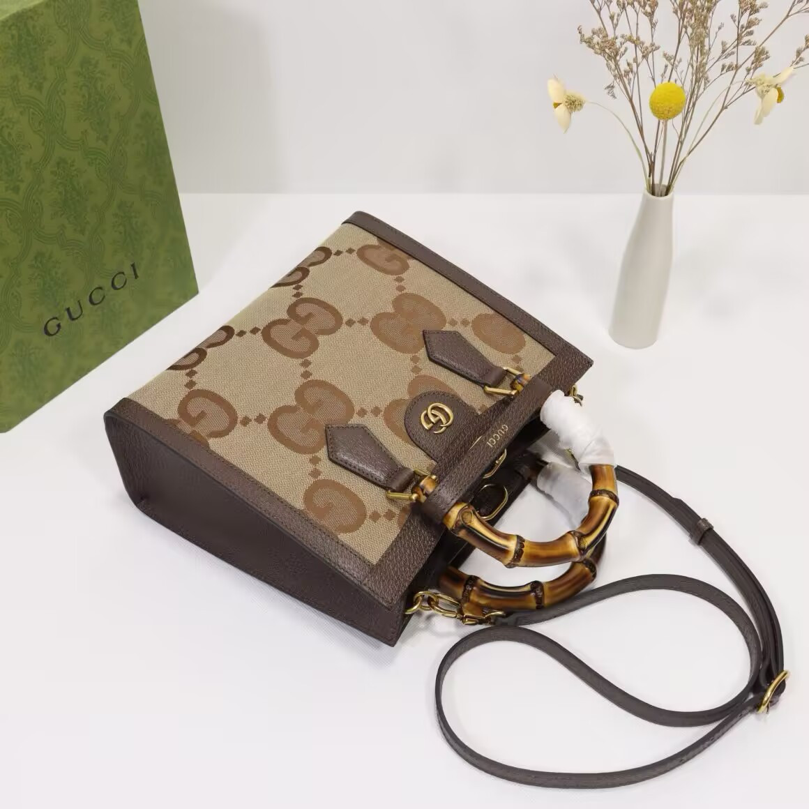 Gucci Diana Tote Bag 27x24x11cm