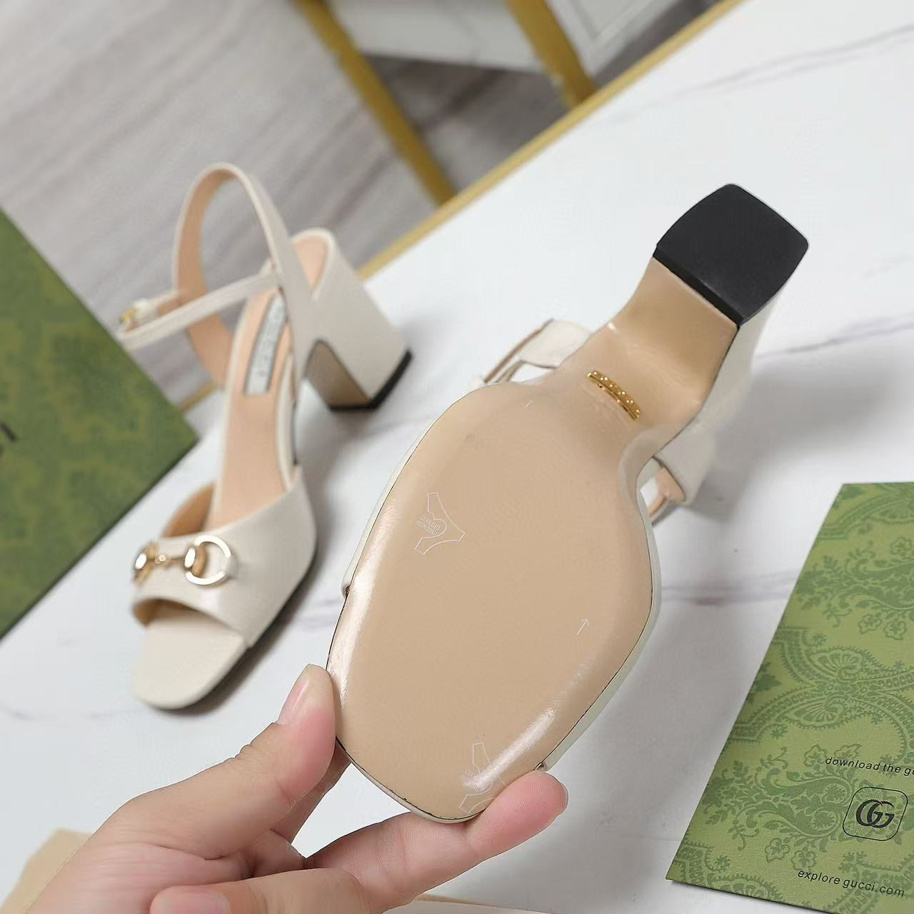 UA Gvc*1 HEELED SANDAL(Heel height 6.5cm)