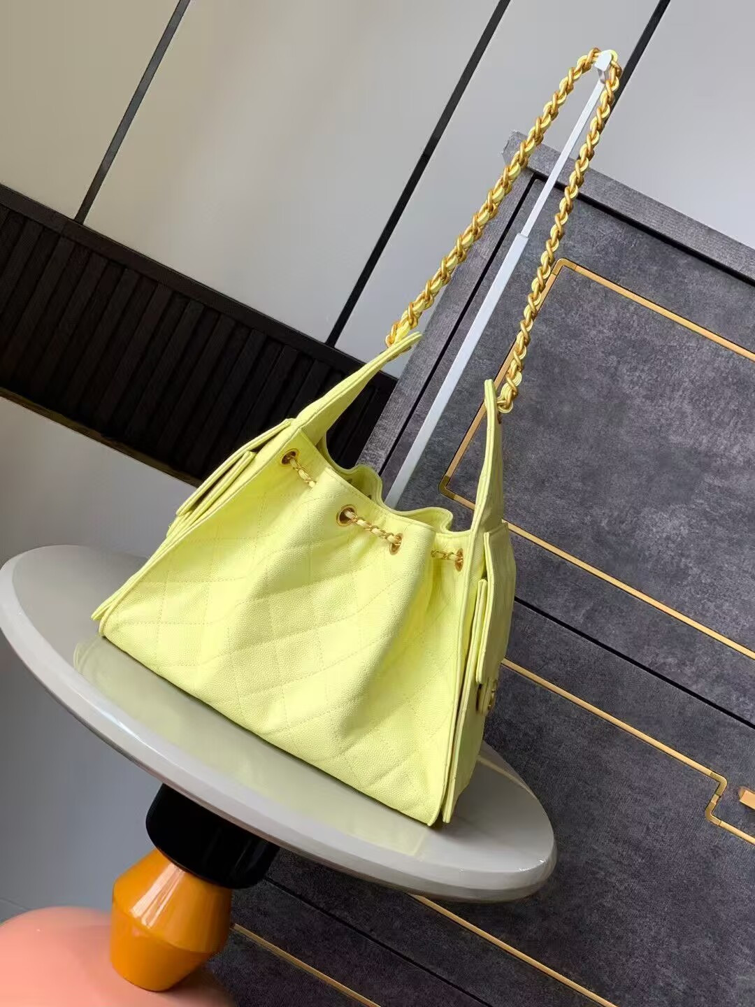 Ch**el 25C Bucket Bag 26x30x14cm