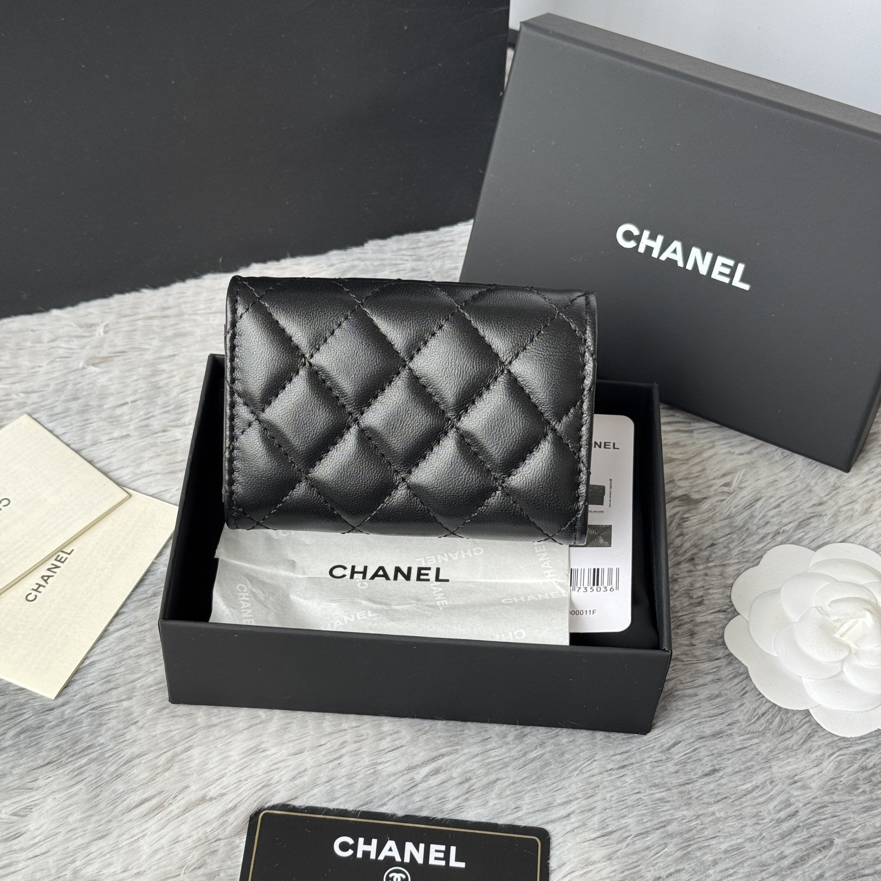 Ch**el card holder 10.5x7.5x3cm