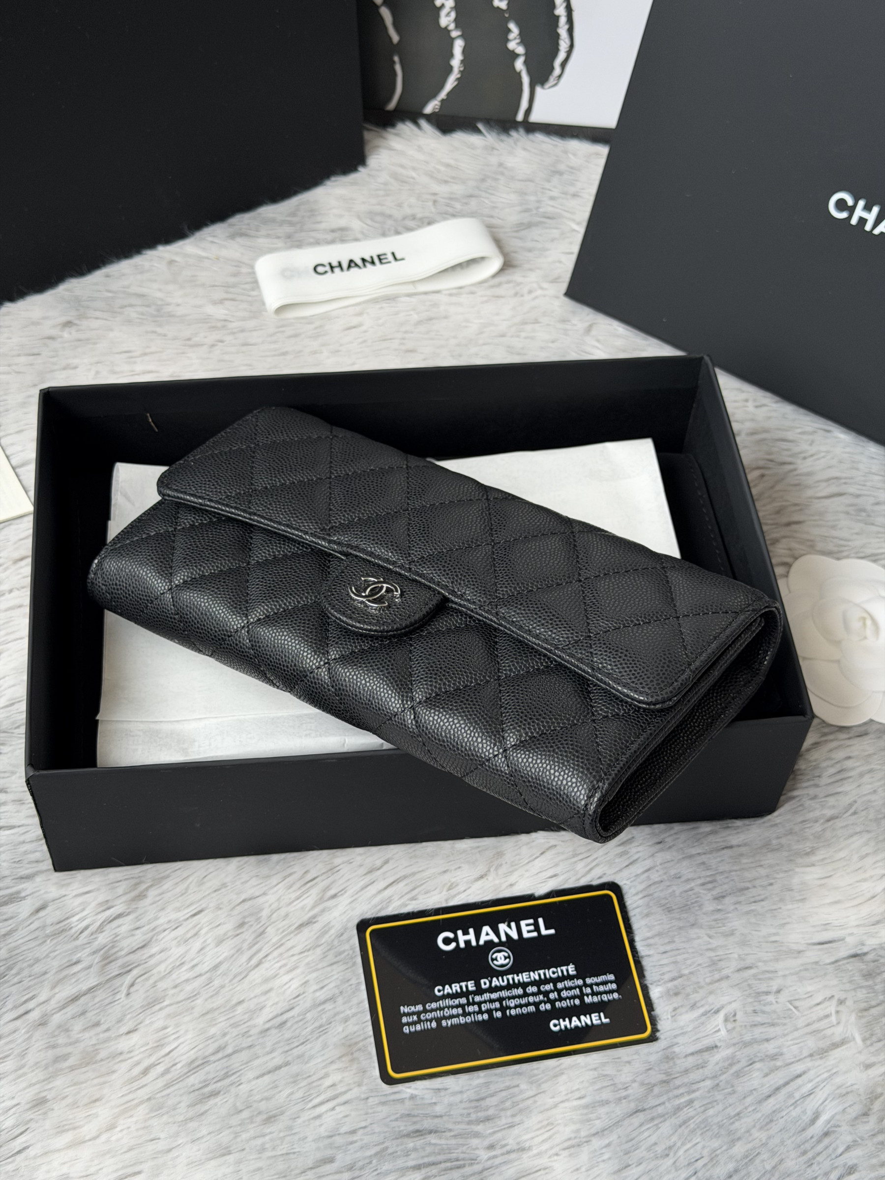 Ch**el wallet 80758 10x19x3cm