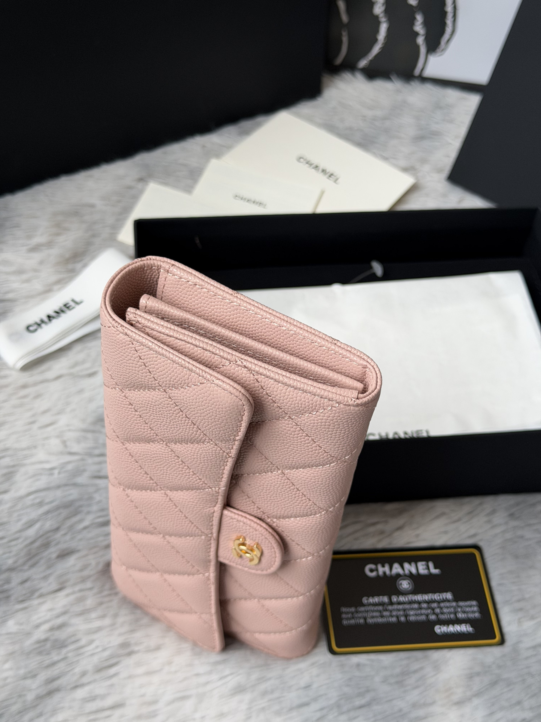 Ch**el wallet 80758 10x19x3cm