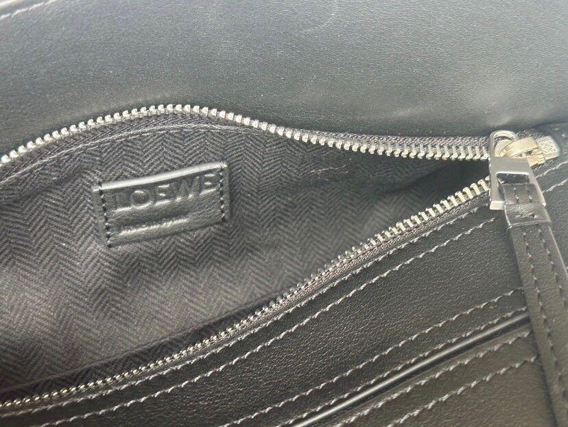 Loewe Small Puzzle Biker bag in shiny calfskin 16.5x24x10.5cm