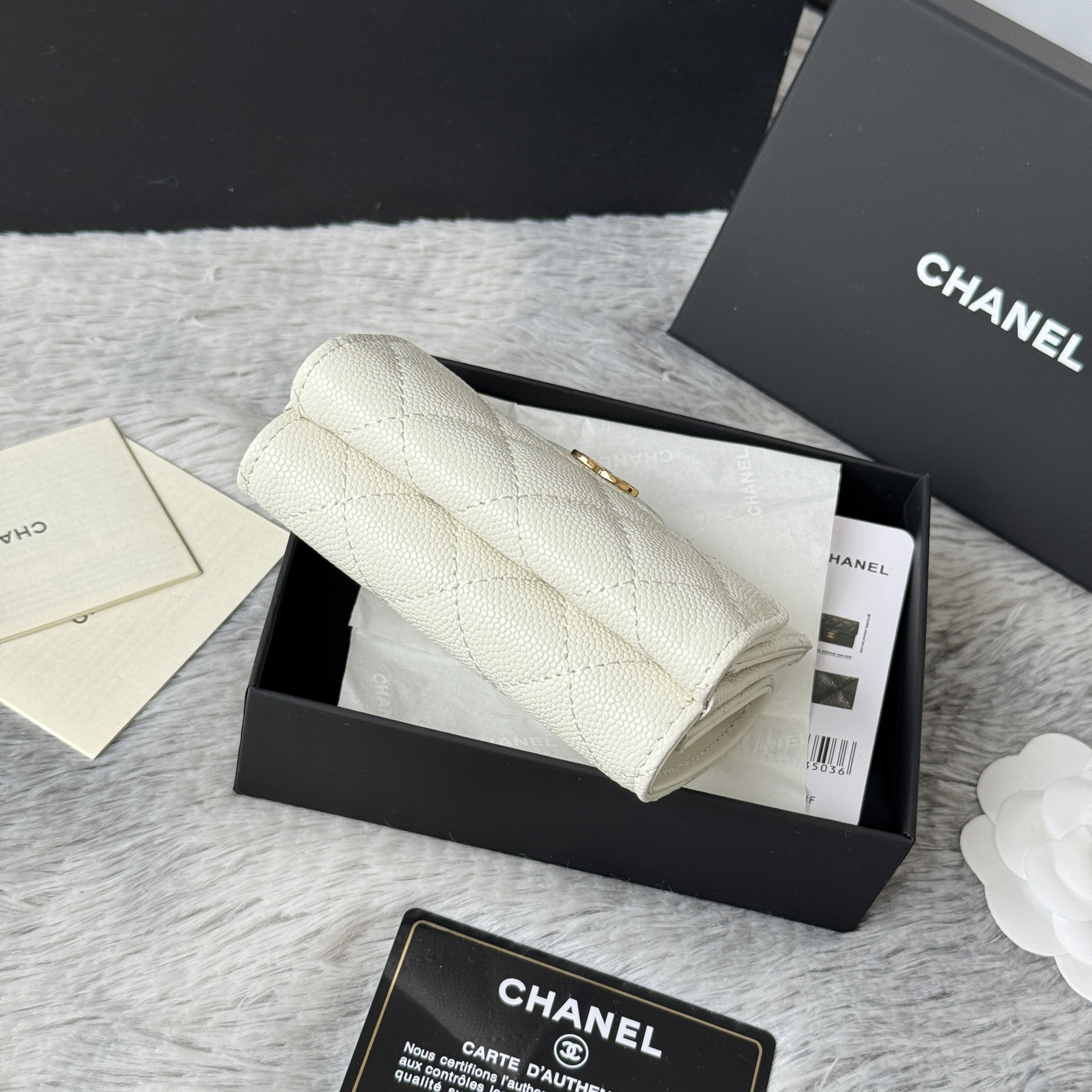 Ch**el card holder 10.5x7.5x3cm