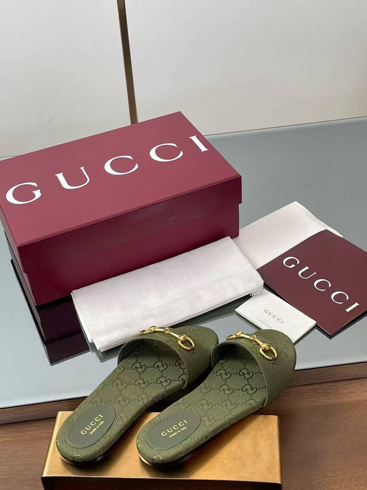 UA Gvc*1 slide sandal with Horsebit