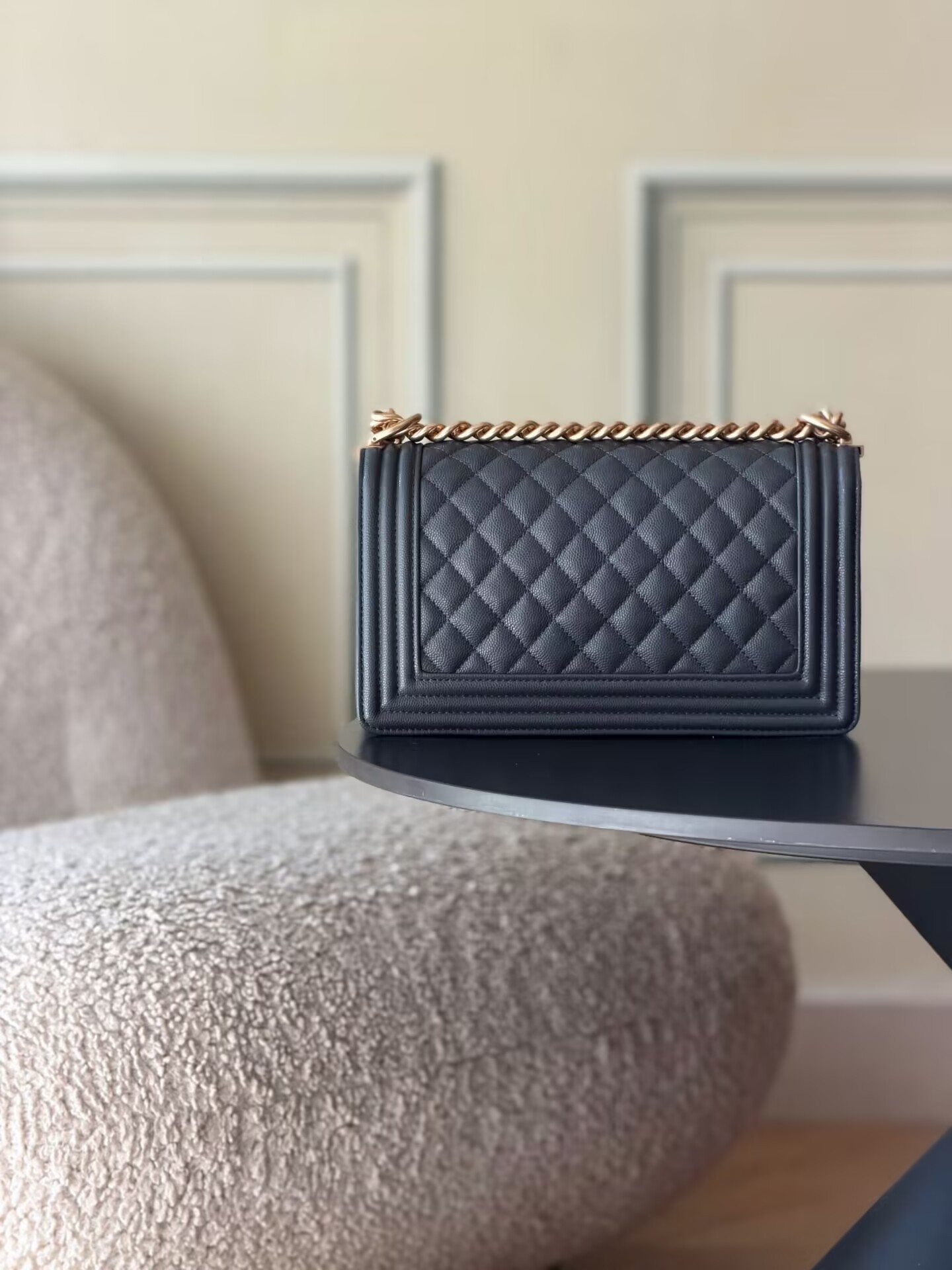 Ch**el Boy Handbag 15x25x9cm