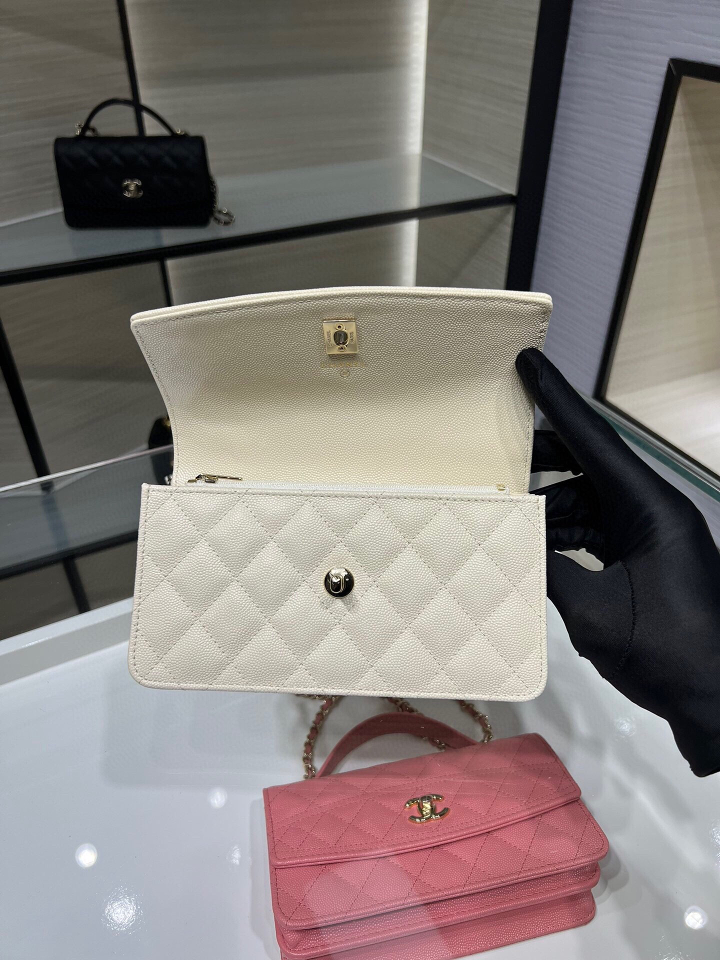 Ch**el mini coco handle bag ap4402 19x11x6cm