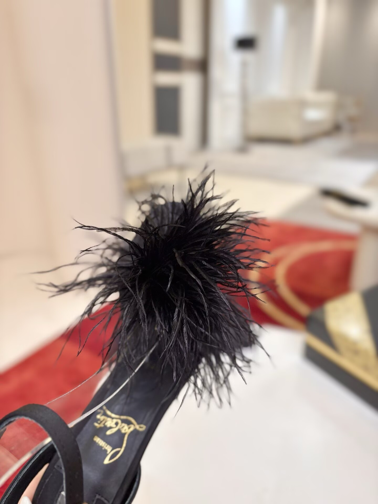 UA Christian Louboutin Patapompom Sandals