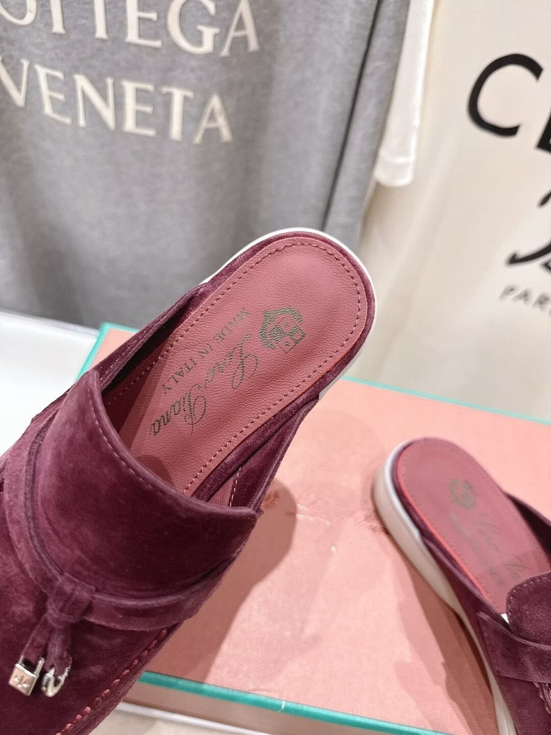 UA Loro Piana Babouche Charms Walk Loafers