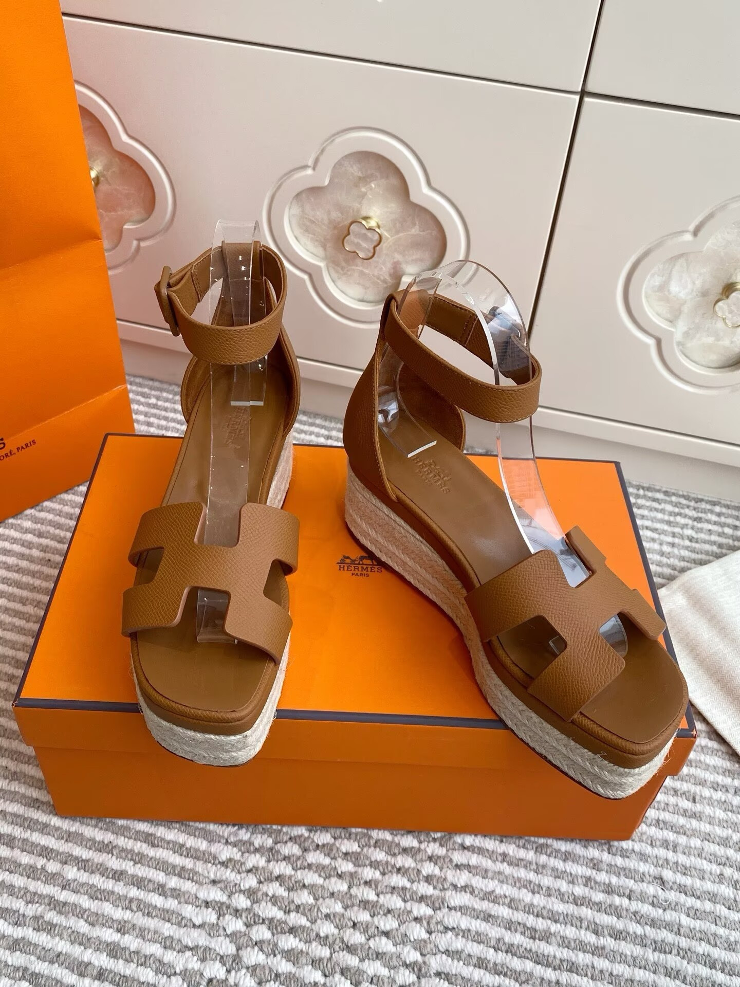 UA Hermès Elda Spanish Woven Shoes