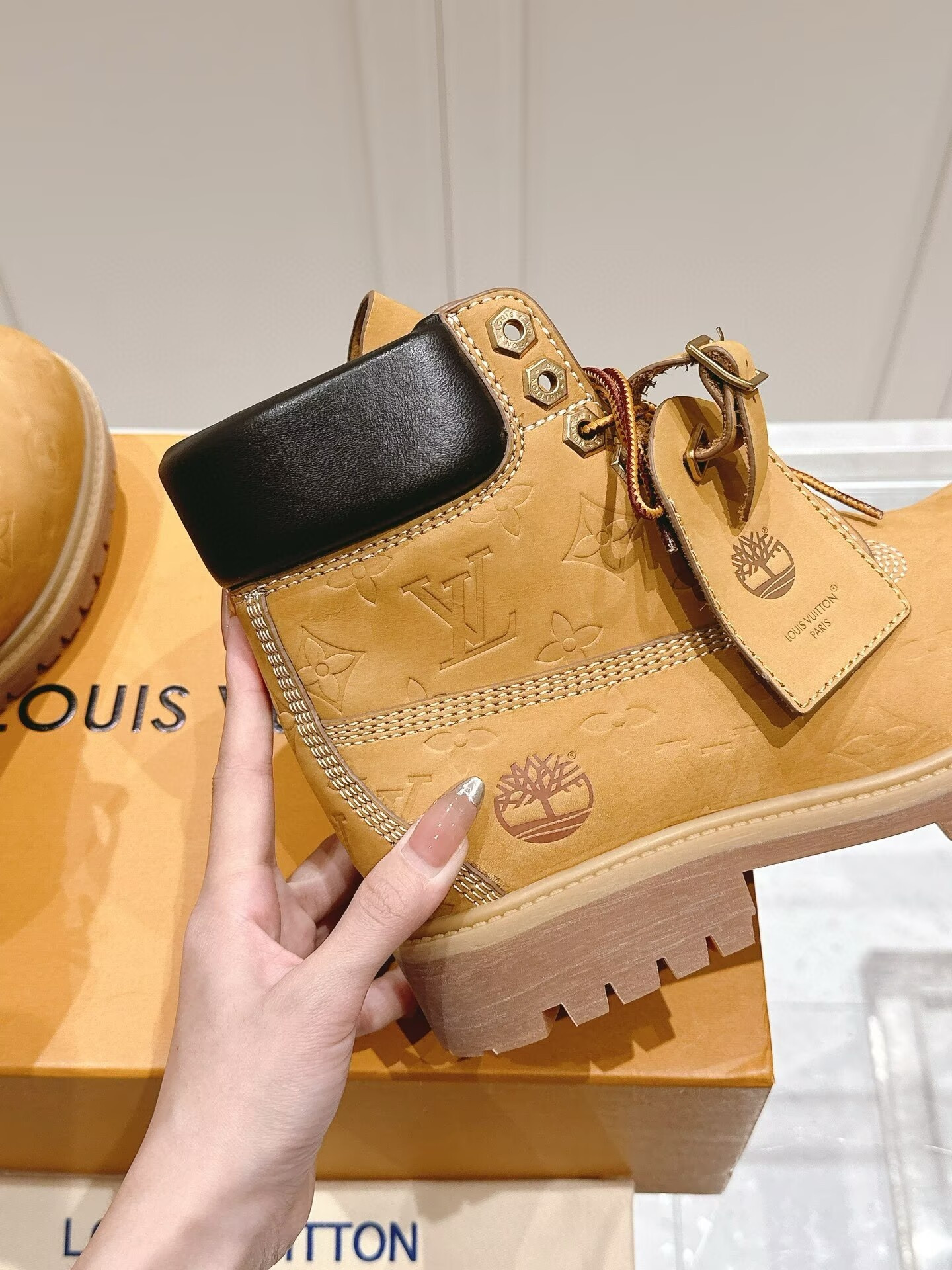 UA LV x Timberland Ankle Boots