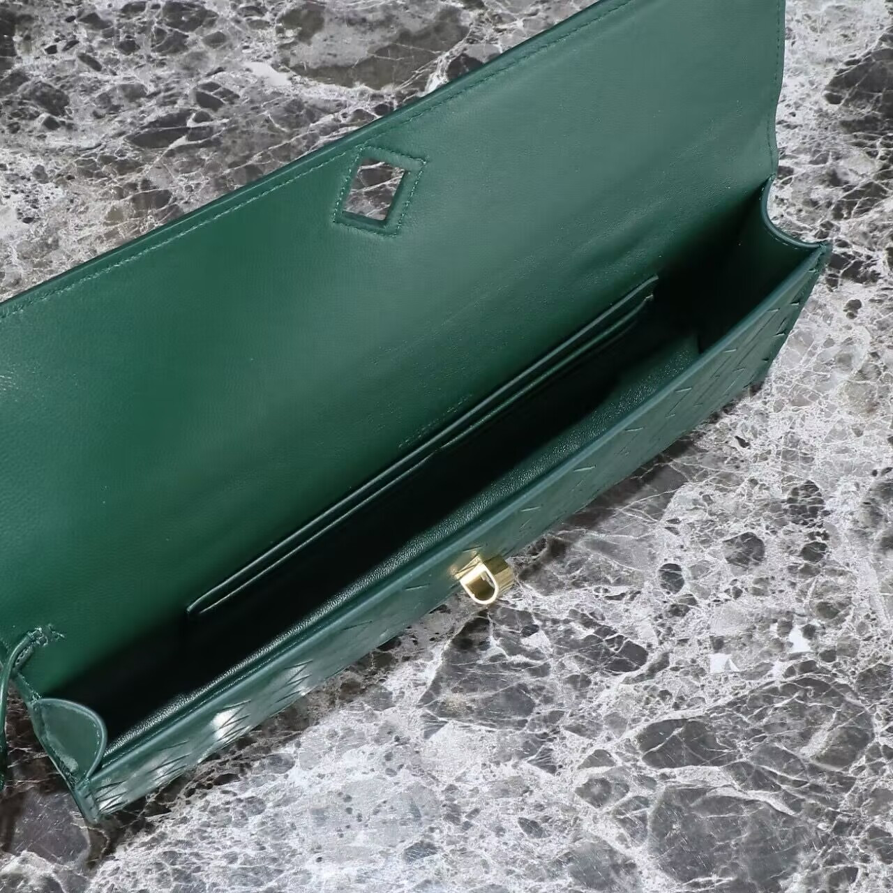 B0tt*ga Ven*ta Long Clutch Andiamo With Handle Fondant 31x13x3cm