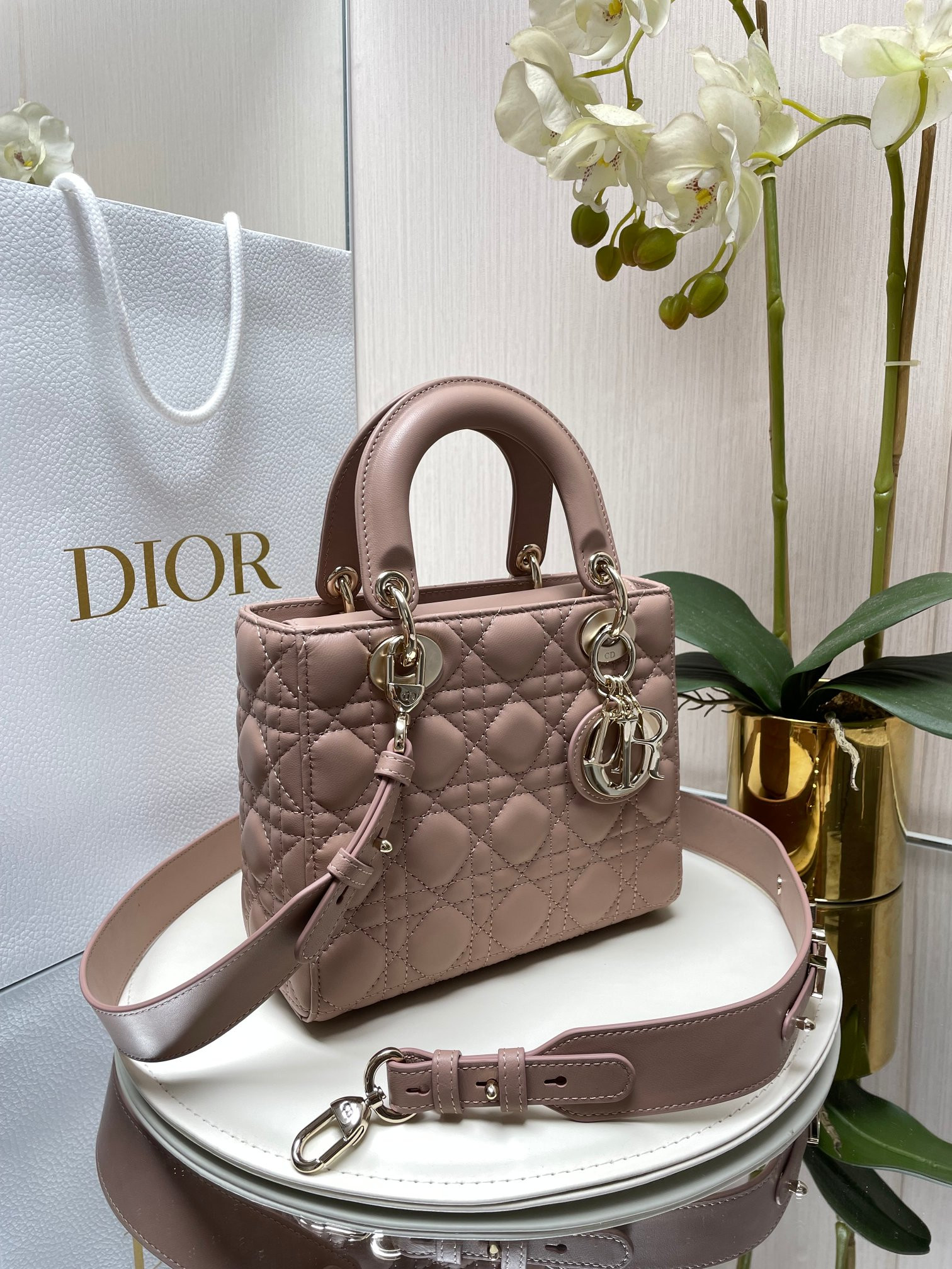 Small Lady D10r My ABCD10r Bag Blush 8 x 6.5 x 3 inches