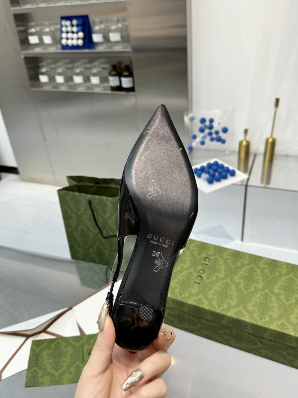 Gvc*1 SIGNORIA SLINGBACK PUMP mid-heel shoes