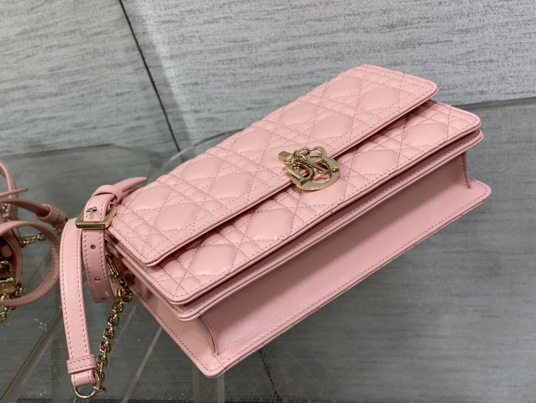 My D10r Top Handle Bag Melocoton Pink 9.5 x 5.5 x 3 inches