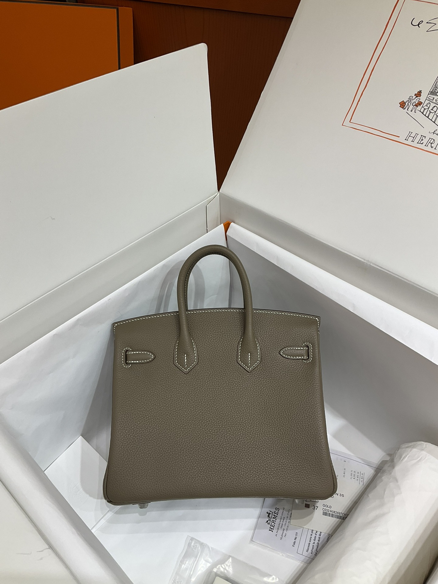 H**me5 BIRKIN Silver 25 30 35