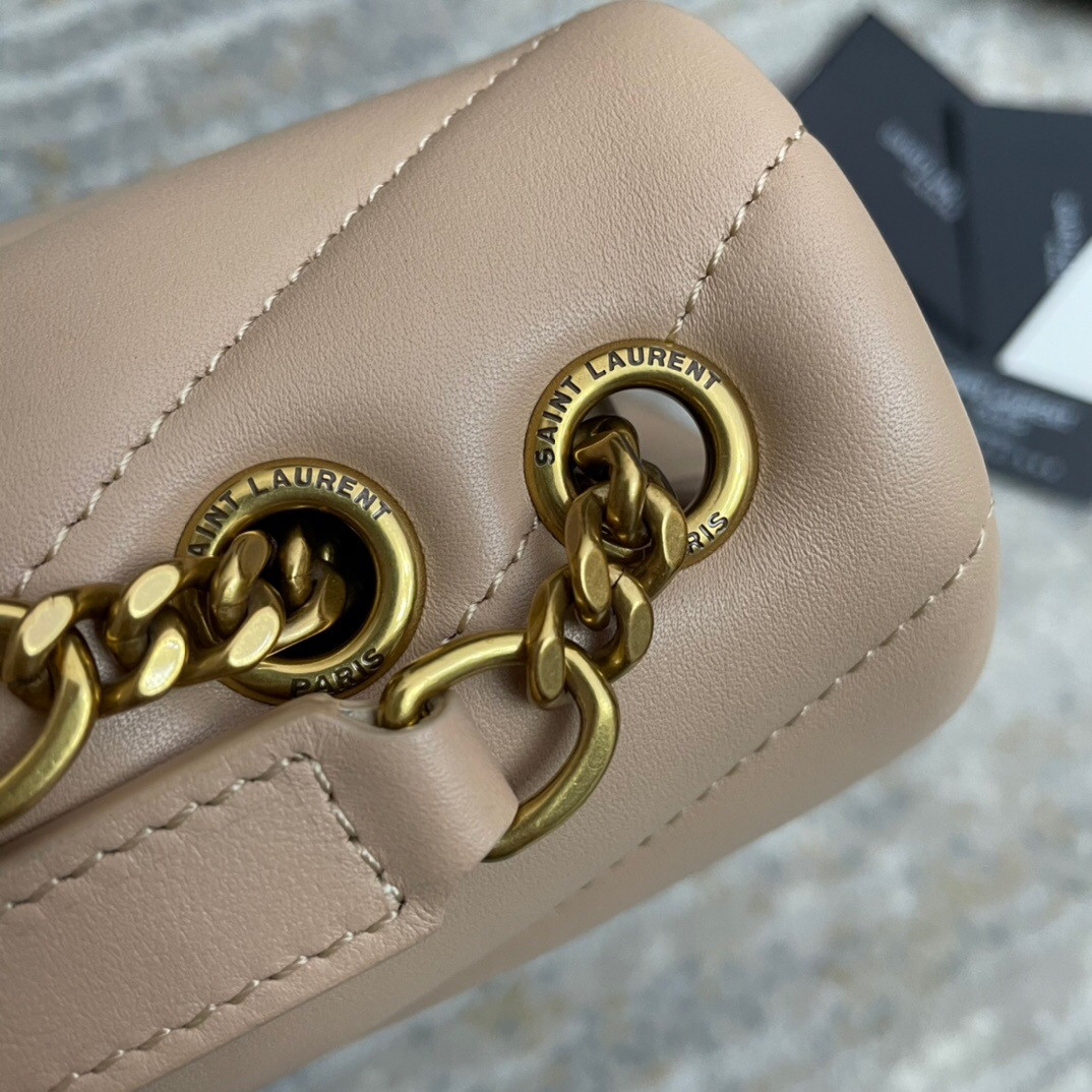 Y51 LOULOU SMALL IN QUILTED LEATHER 23x17x9cm