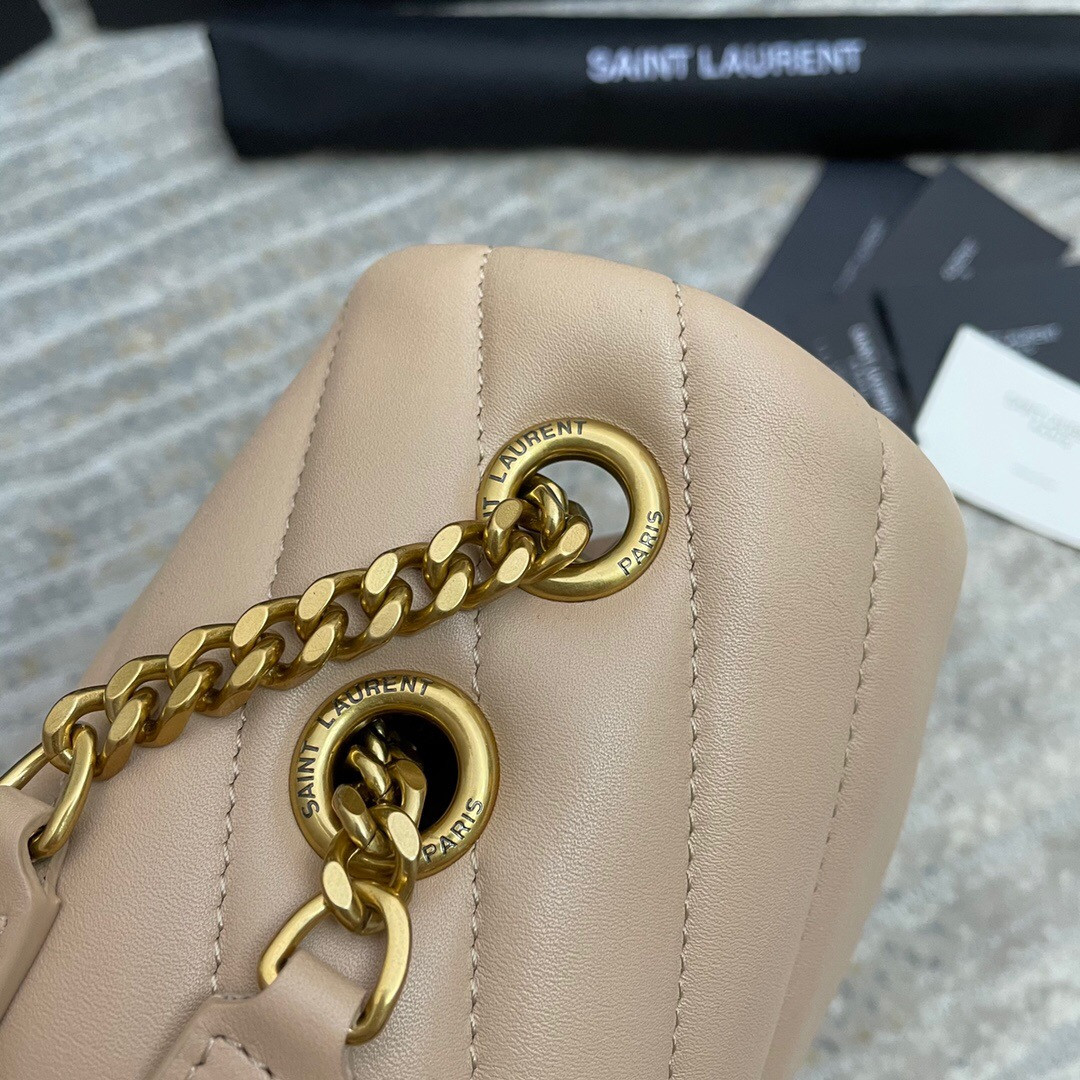 Y51 LOULOU MEDIUM IN QUILTED LEATHER 32x22x9cm