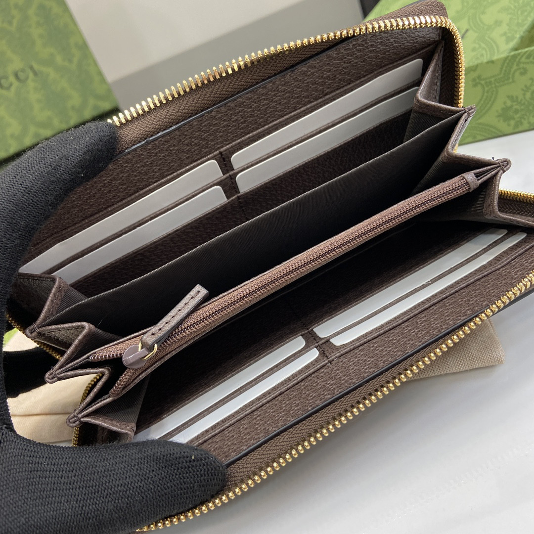 Gvc*1 OPHIDIAZIP AROUND WALLET 19.5x11x3cm