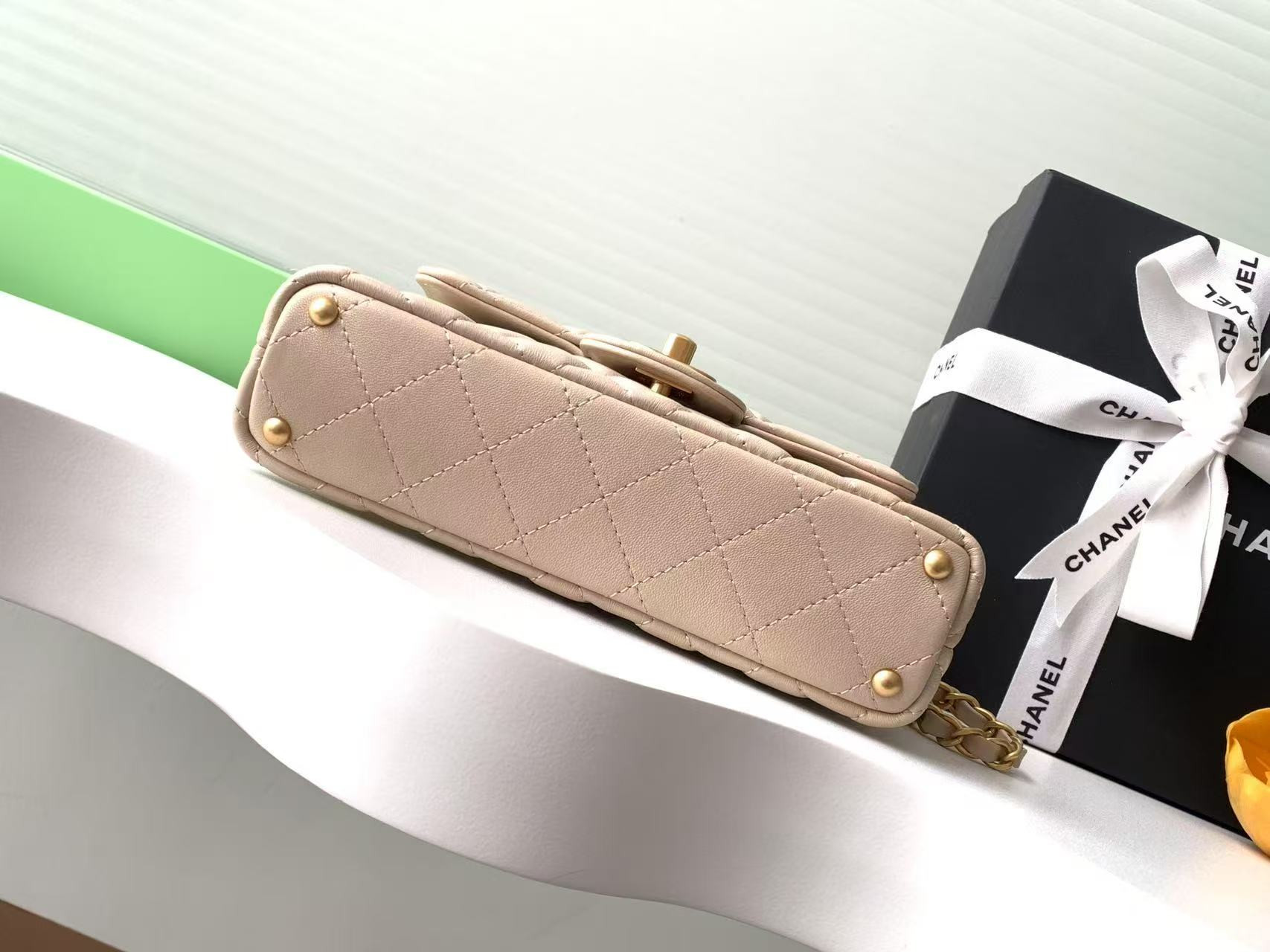 Ch**el Small Top Handle Flap Bag AS5355 14x20x6cm