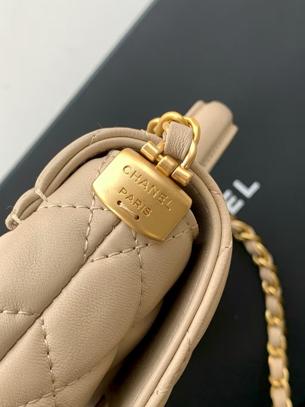 Ch**el Small Top Handle Flap Bag AS5355 14x20x6cm