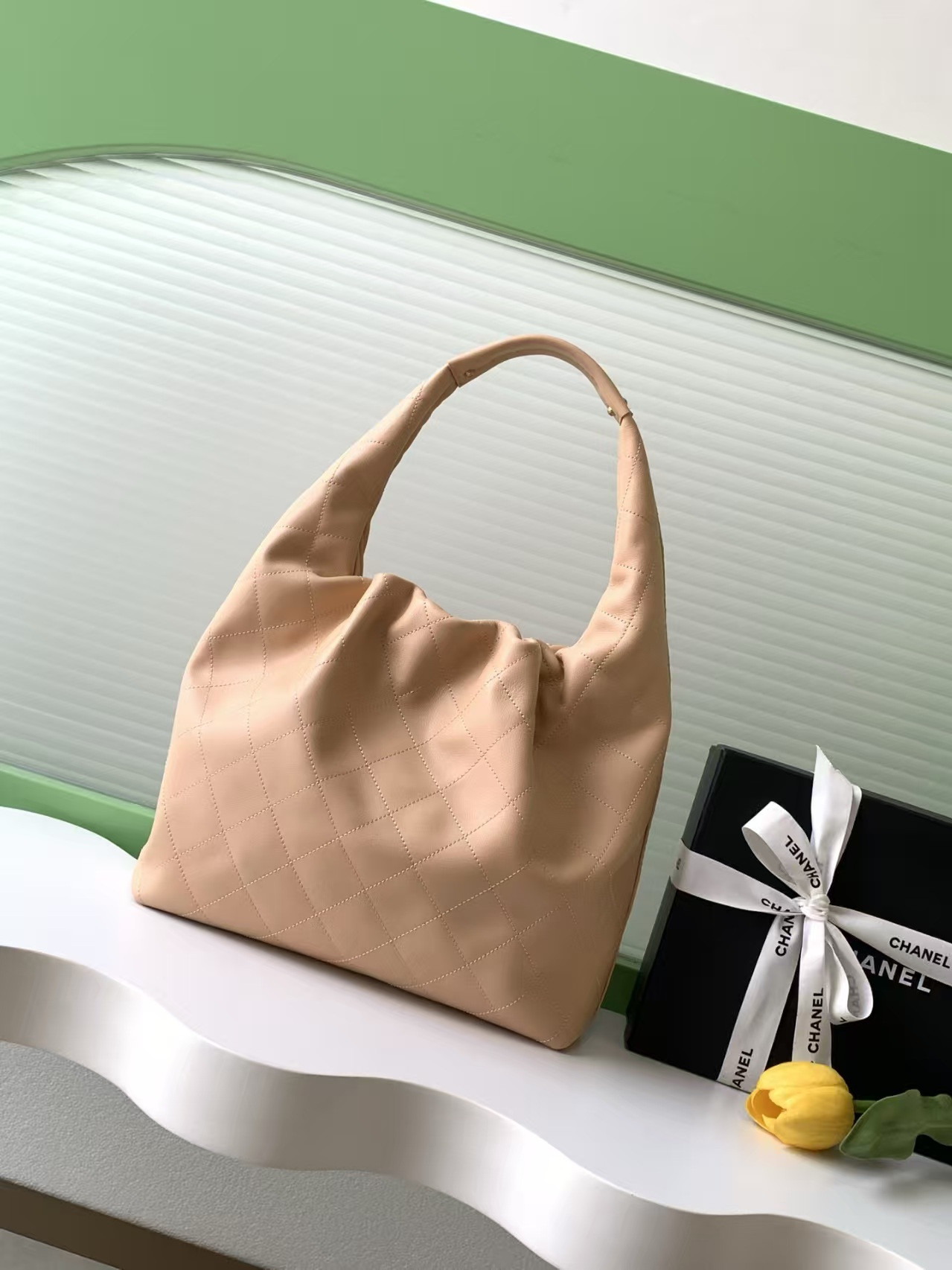 Ch**el Large Hobo Bag 30x12x45cm