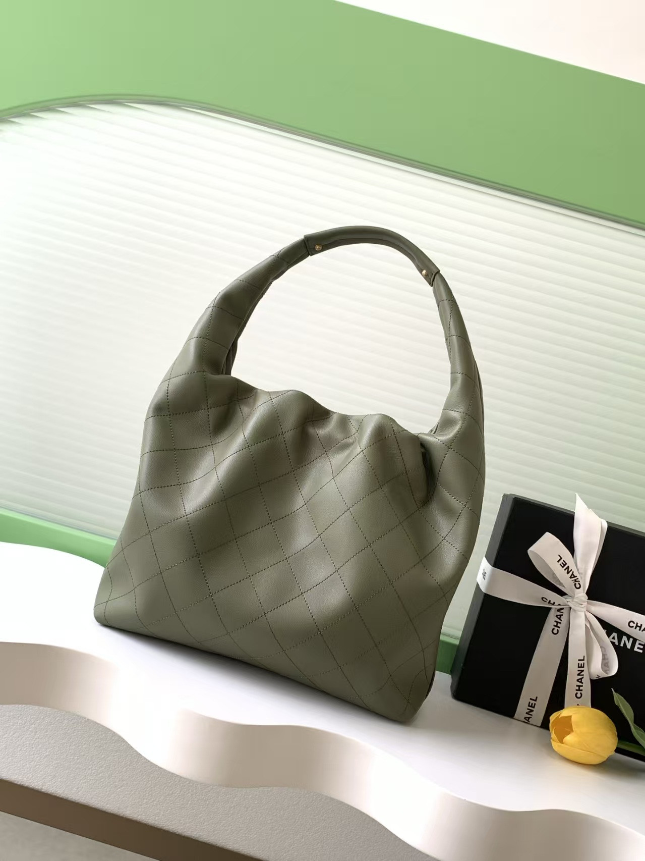 Ch**el Large Hobo Bag 30x12x45cm