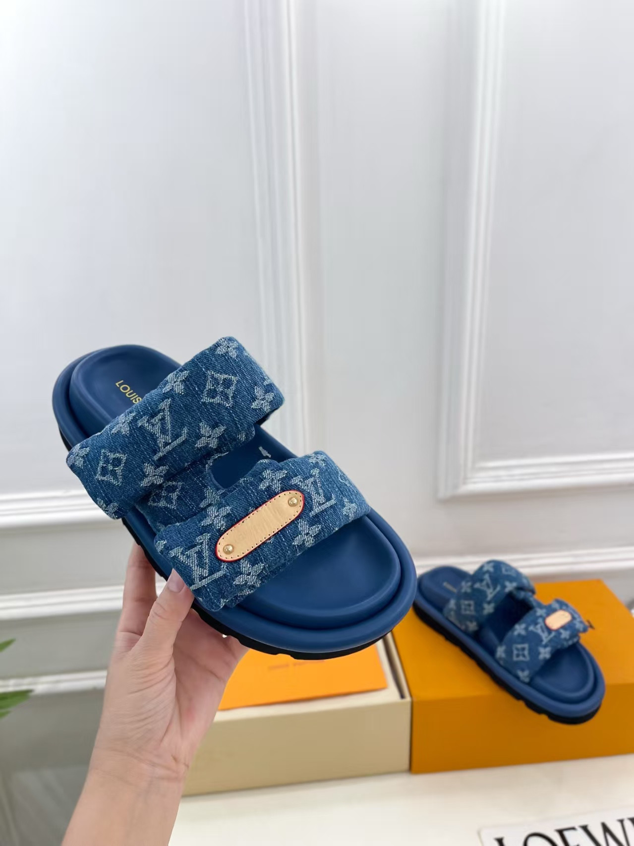 UA LV Pool Pillow Mules
