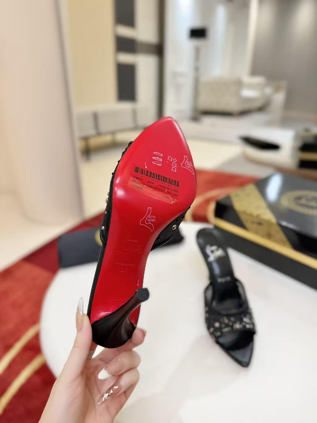 UA Christian Louboutin Miss Z Mule