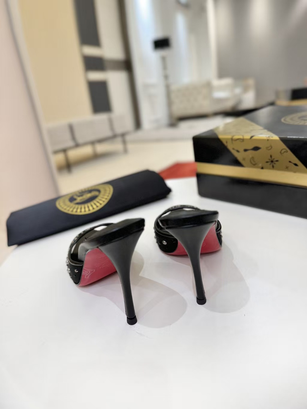 UA Christian Louboutin Miss Z Mule