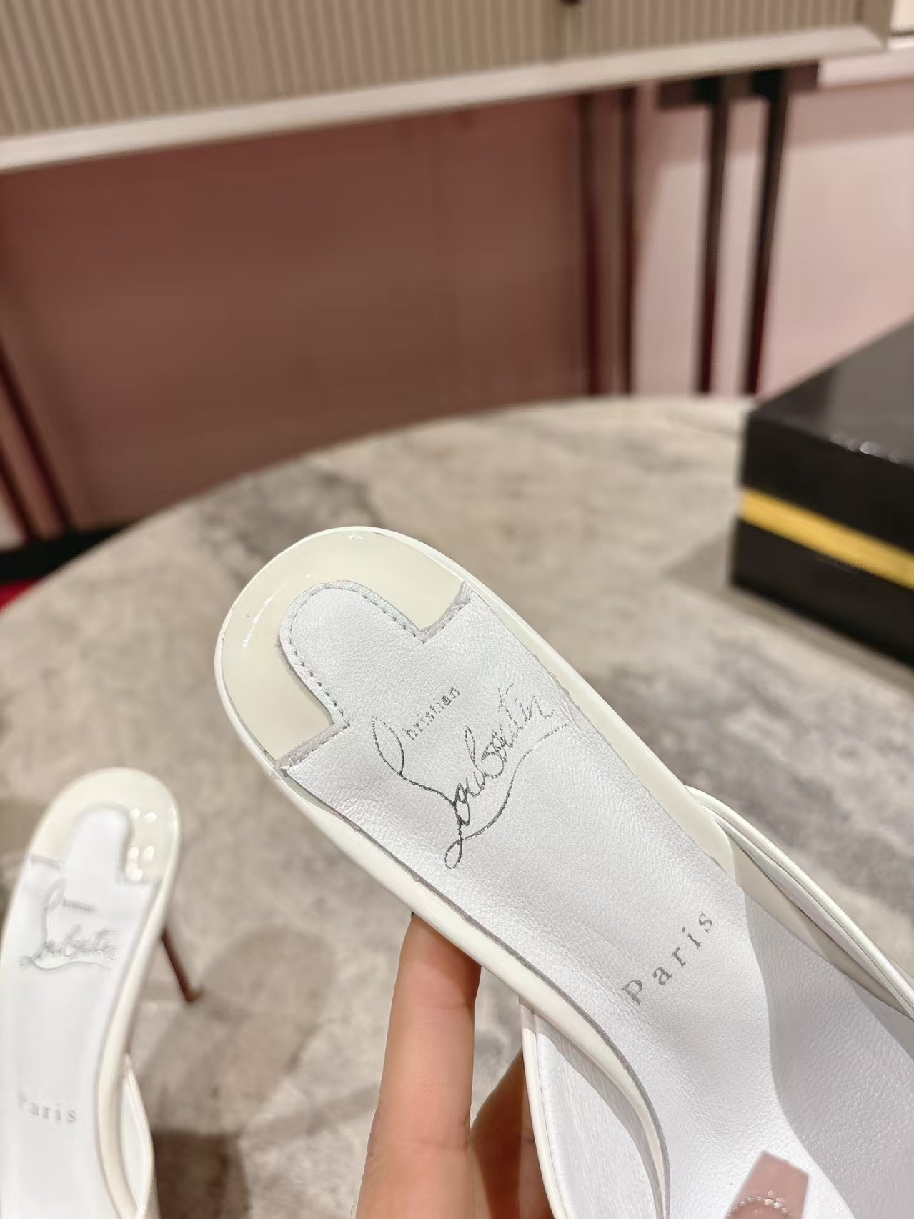UA Christian Louboutin Miss Z Mule 10cm Heel