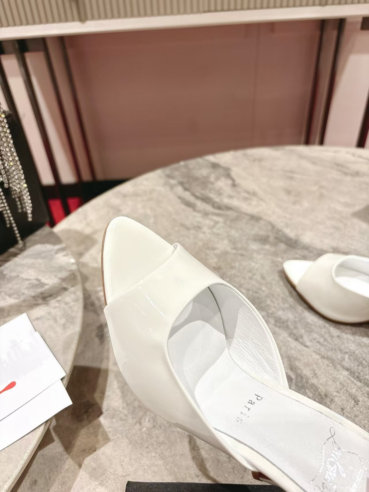 UA Christian Louboutin Miss Z Mule 10cm Heel