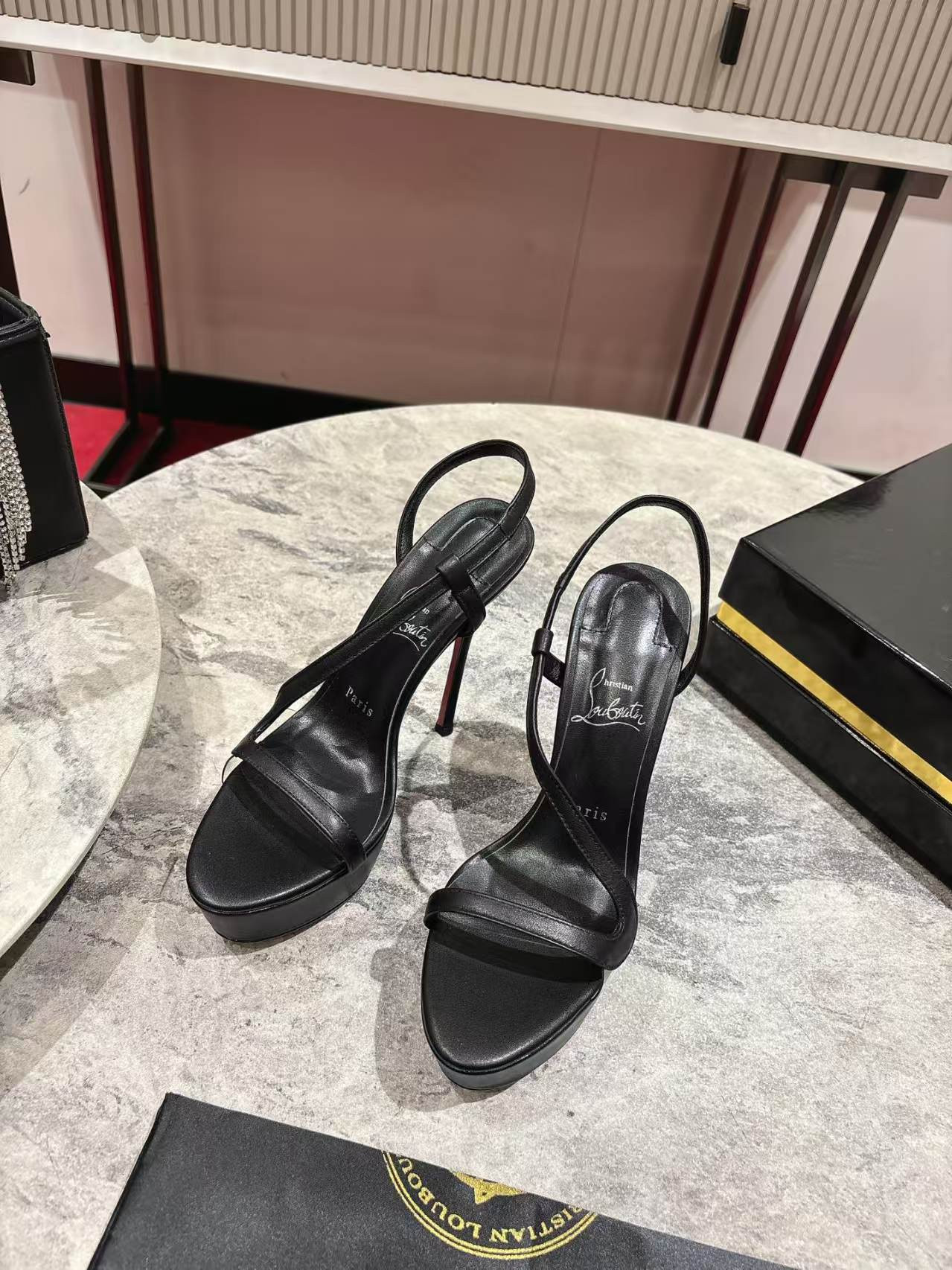 UA Christian Louboutin Rosalie Alta Rosalie Alta Sandals 15cm Heel